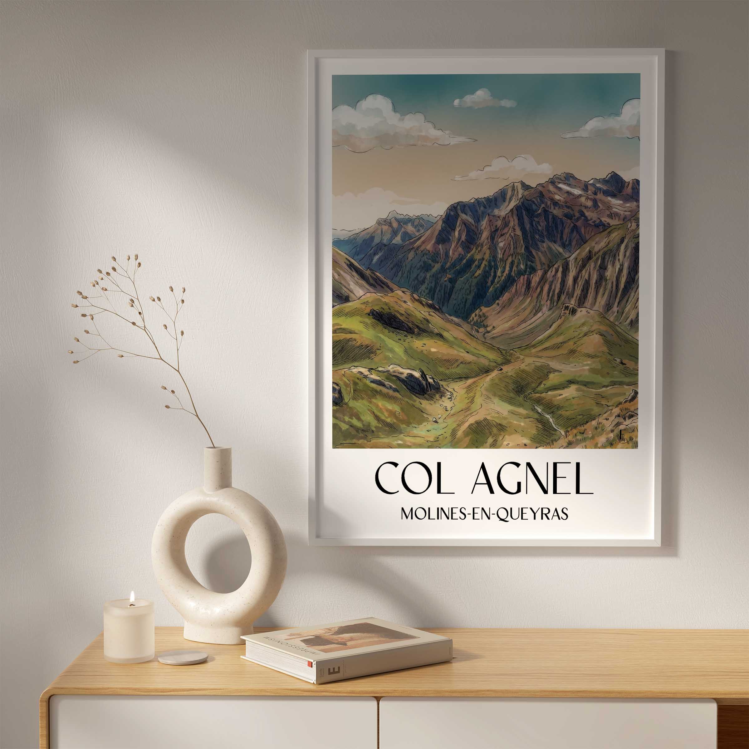 col-agnel-molines-en-queyras-frankreich-poster-aquarell