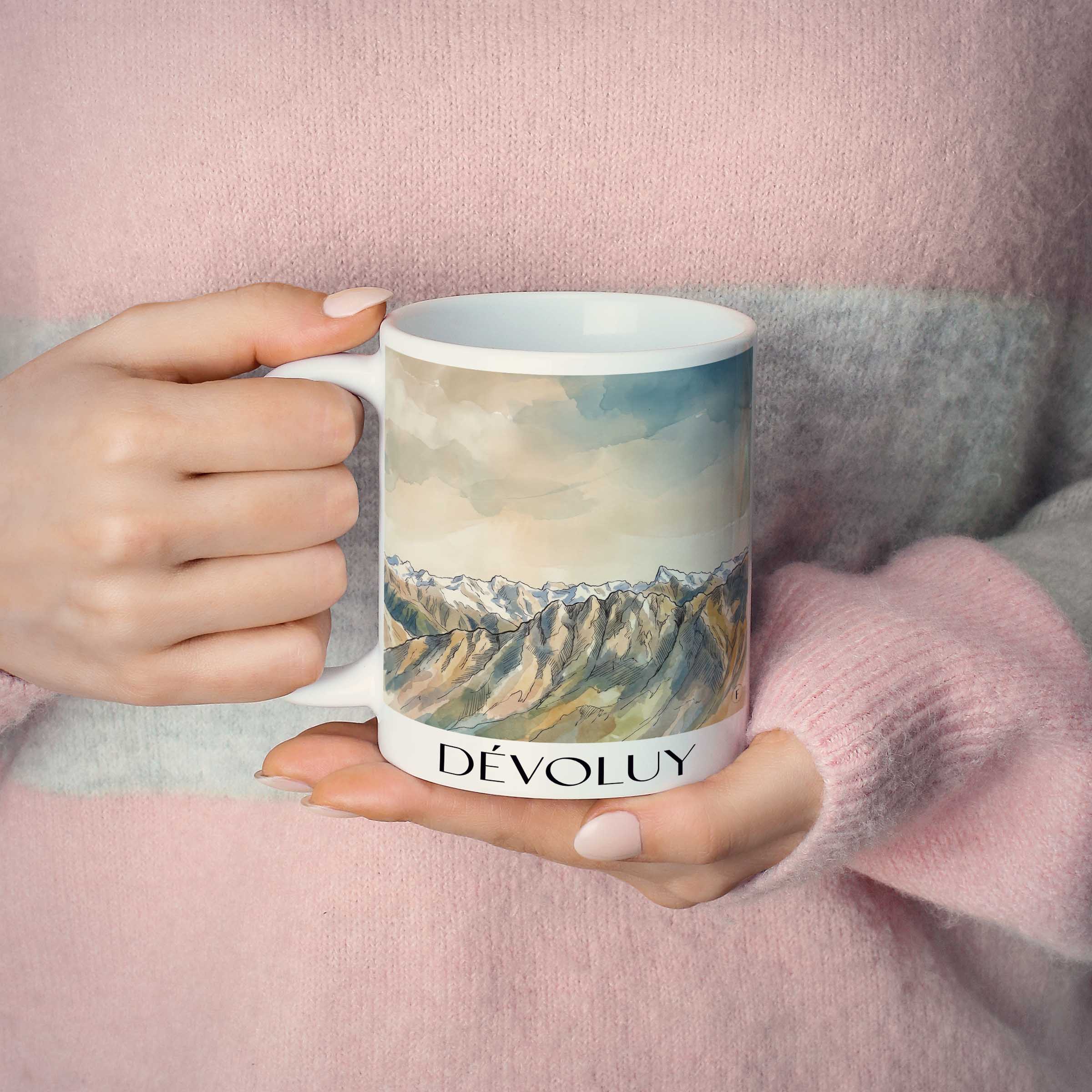 dévoluy-provence-frankreich-kaffeebecher-aquarell