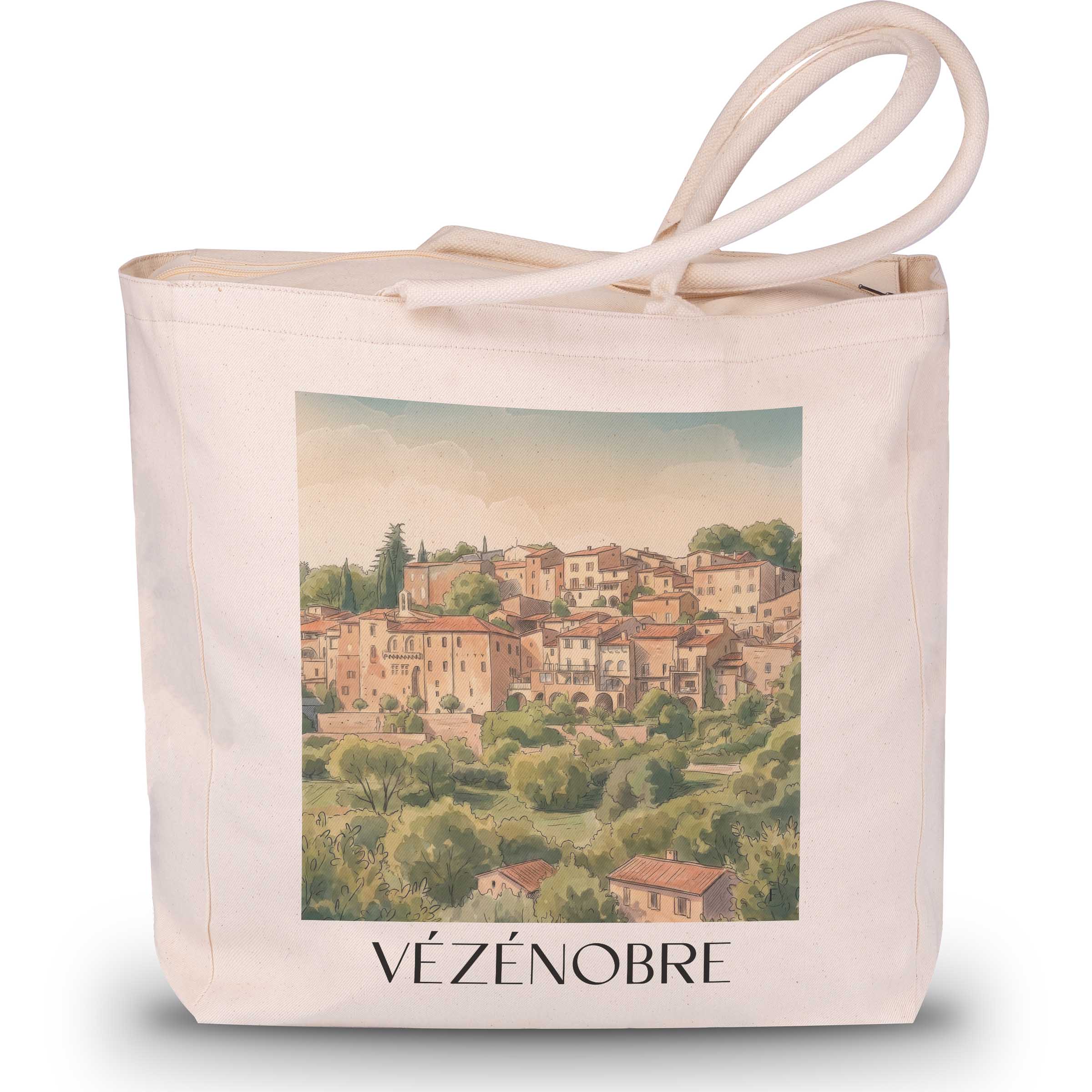 vézénobre--okzitanien-frankreich-einkaufstasche-aquarell