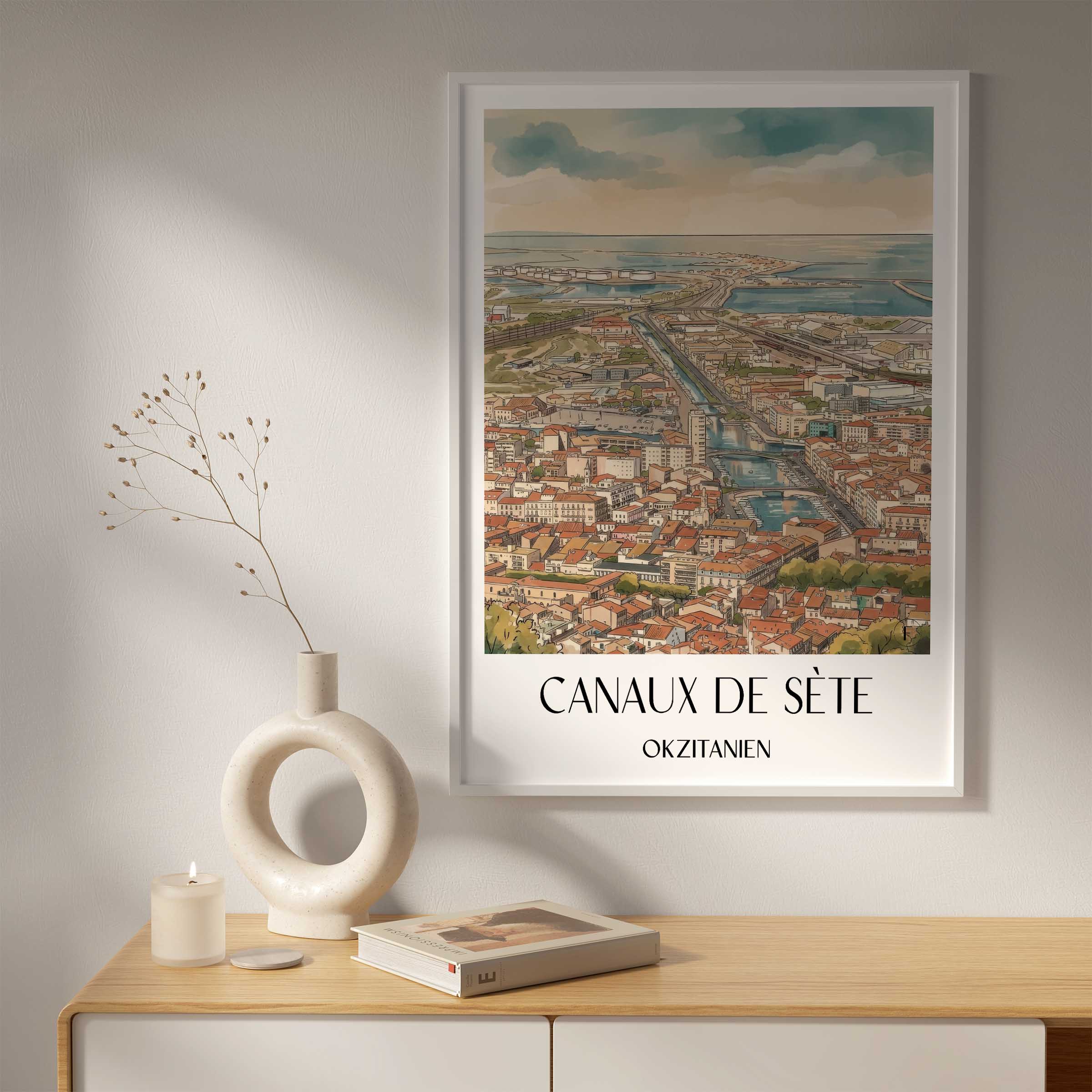 canaux-de-sète--okzitanien-frankreich-poster-aquarell