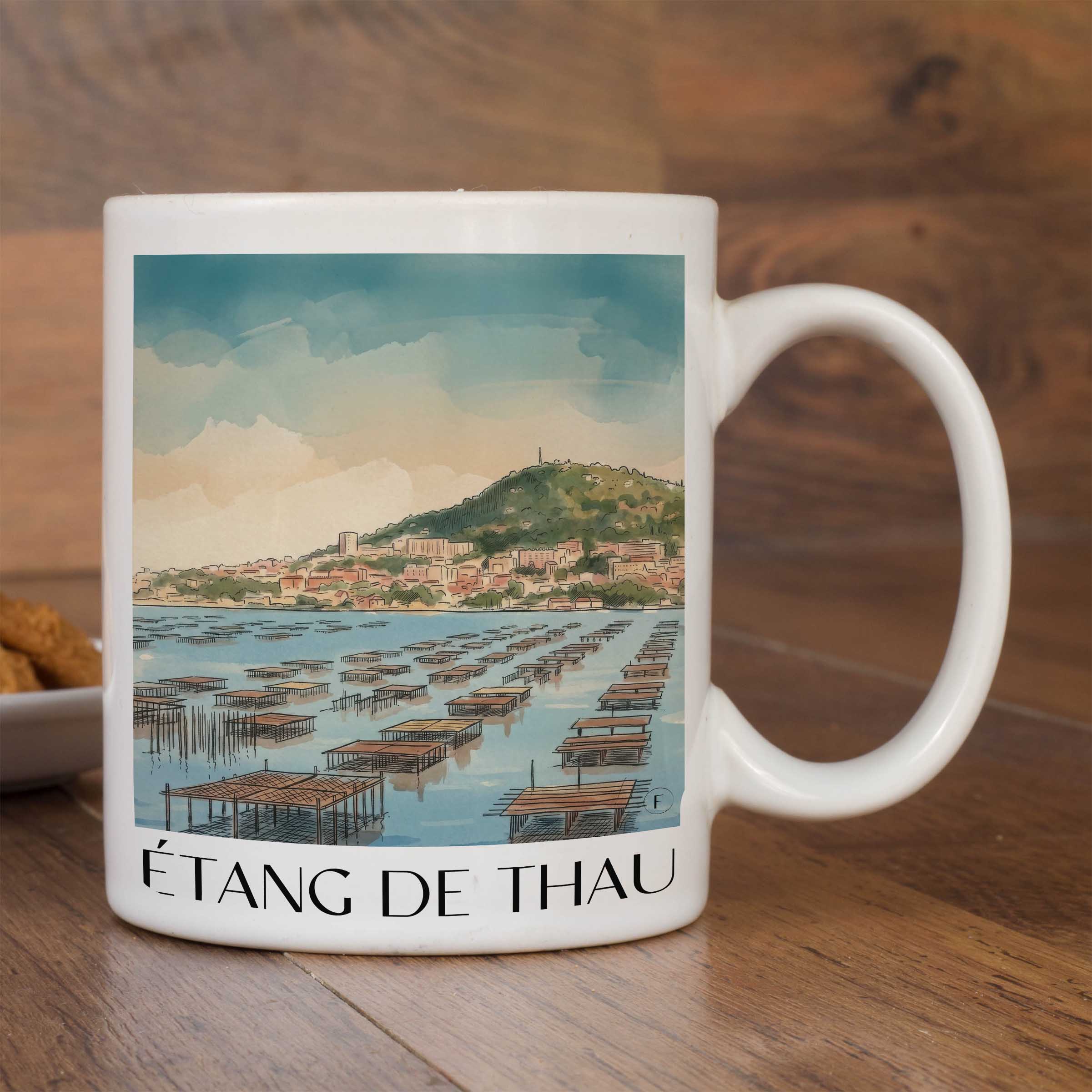 étang-de-thau-okzitanien-frankreich-kaffeebecher-aquarell