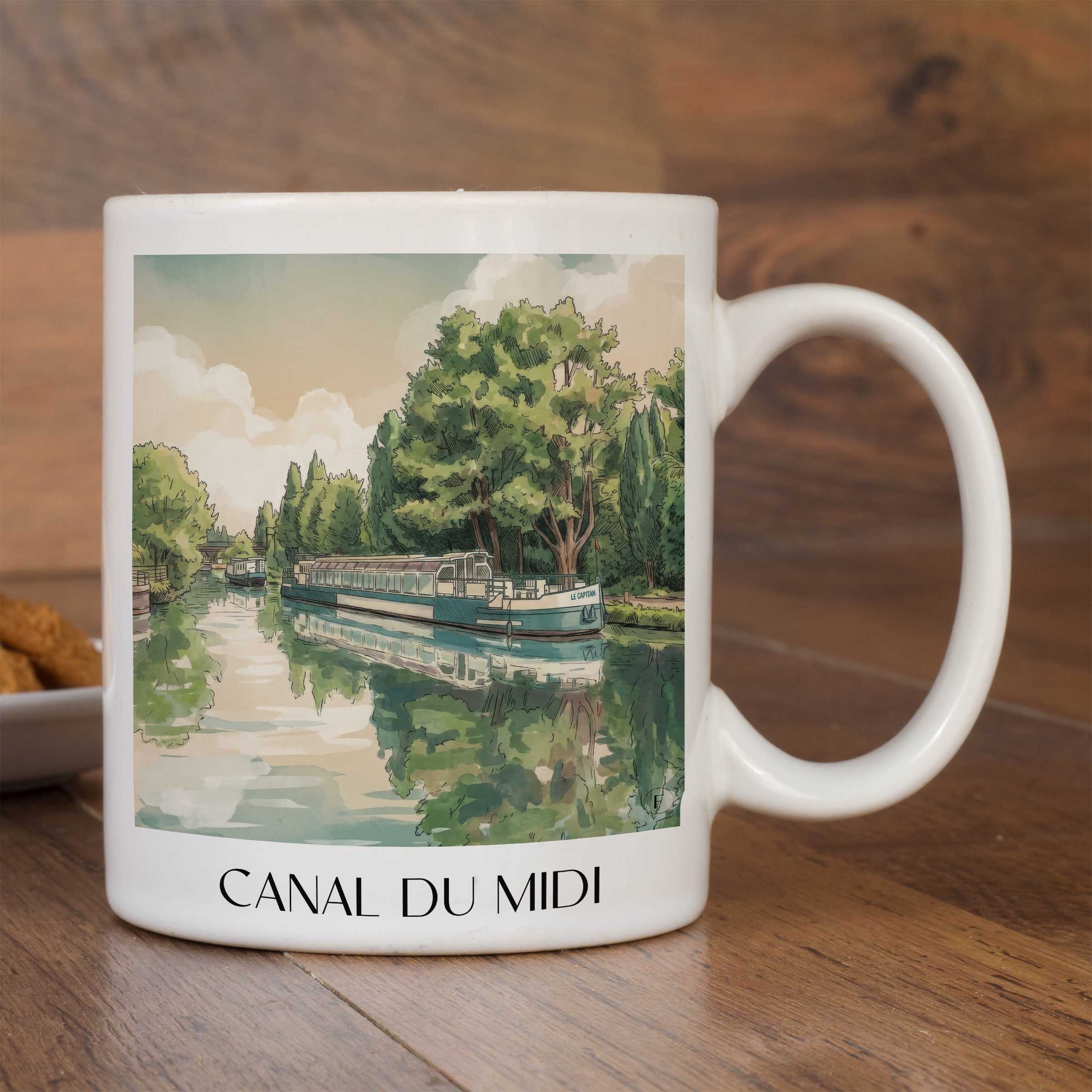 canal-du-midi-okzitanien-frankreich-kaffeebecher-aquarell