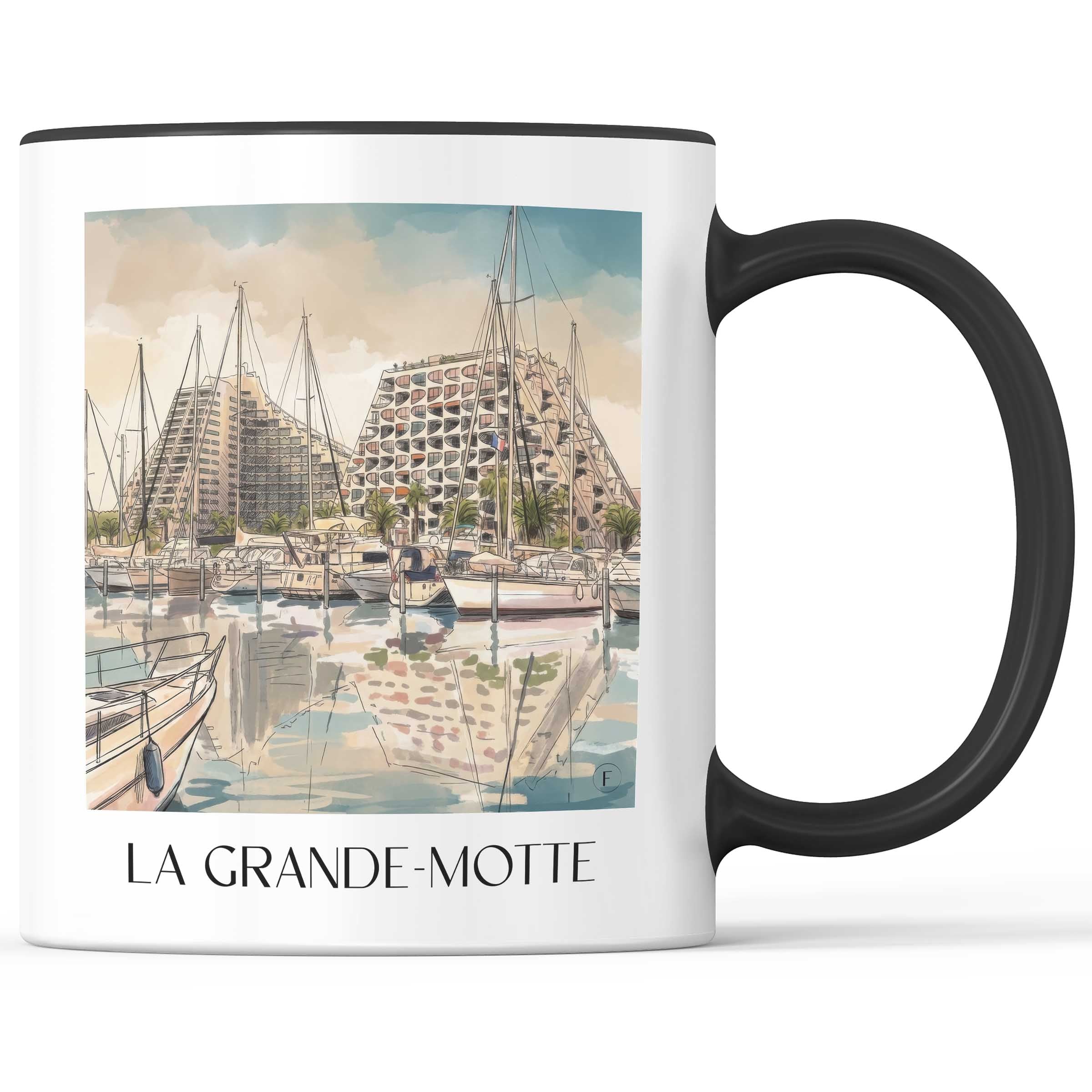 la-grande-motte-okzitanien-frankreich-kaffeebecher-aquarell