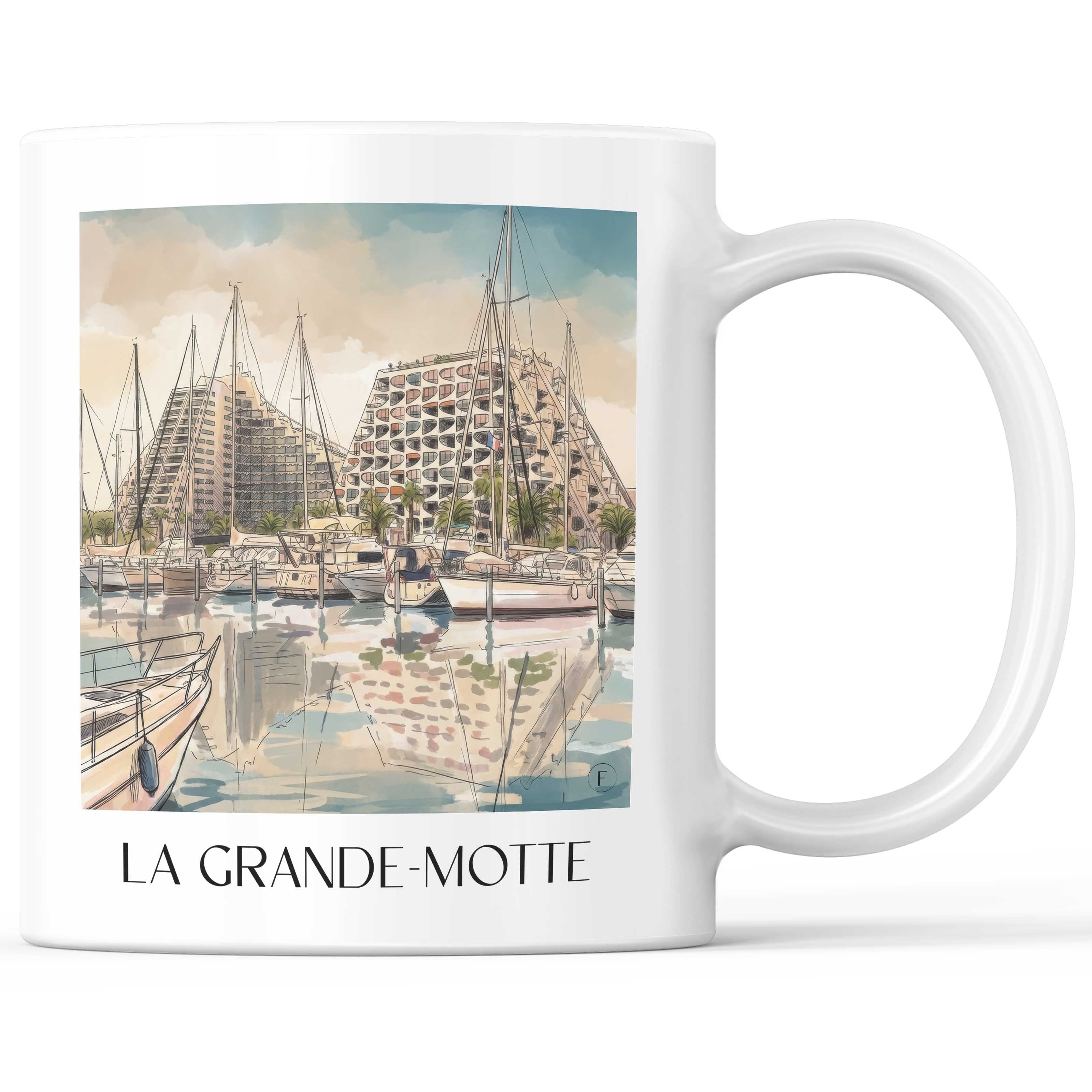 la-grande-motte-okzitanien-frankreich-kaffeebecher-aquarell