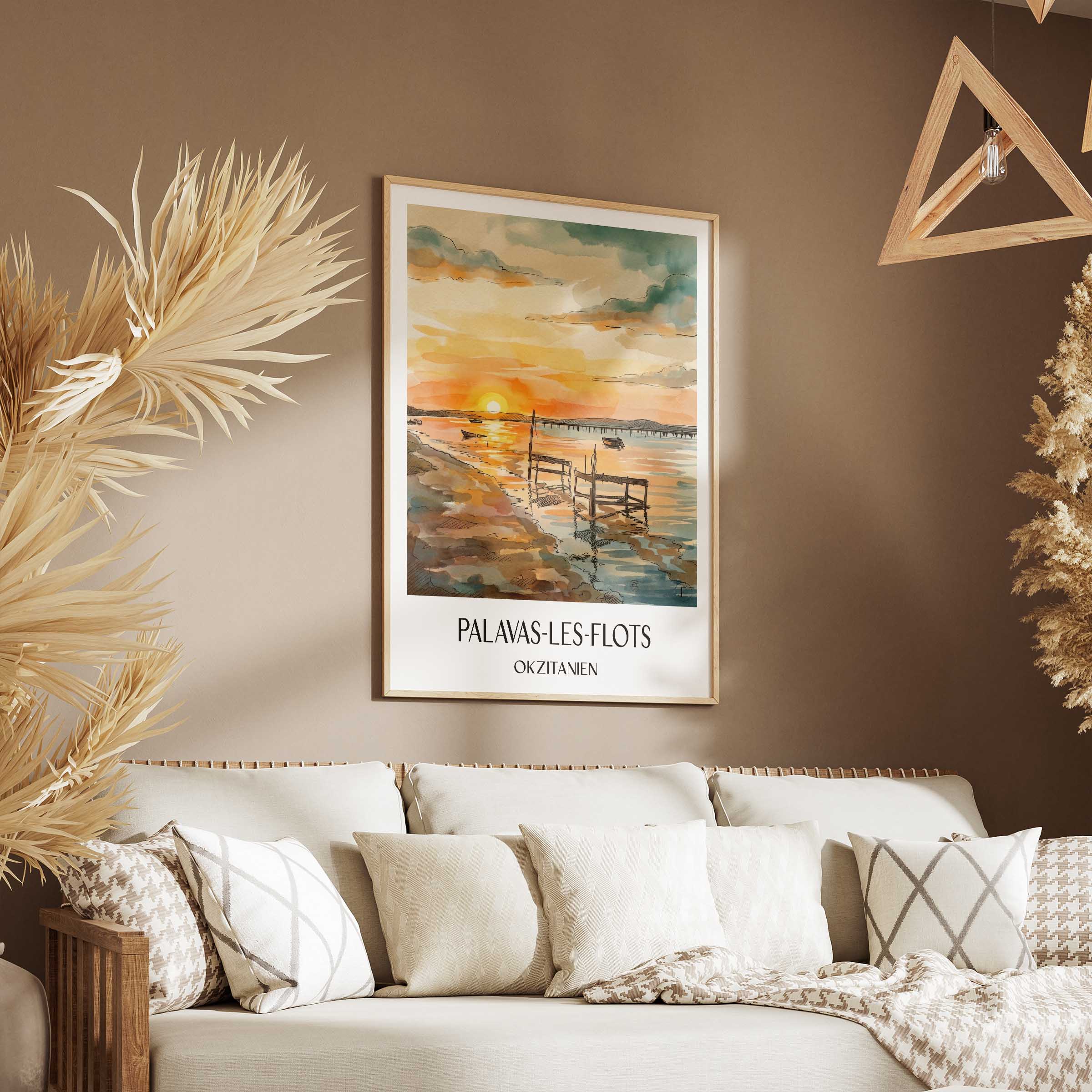 palavas-les-flots-okzitanien-frankreich-poster-aquarell