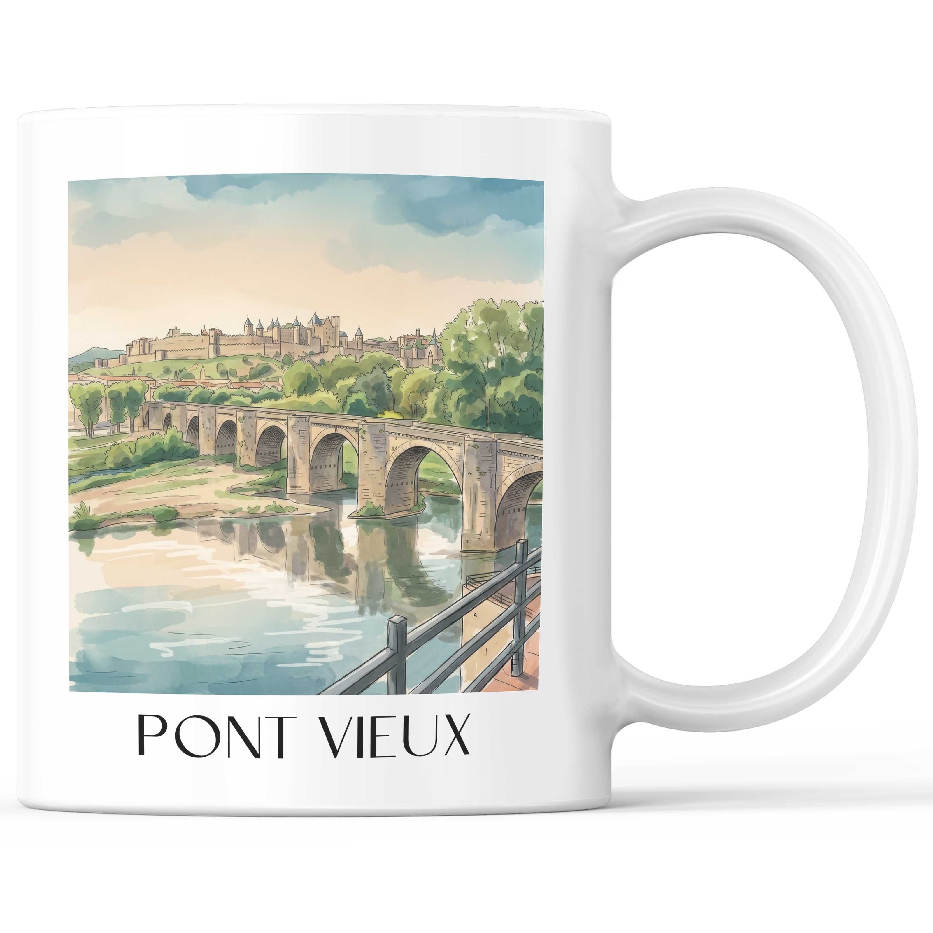 pont-vieux-carcassonne-frankreich-kaffeebecher-aquarell