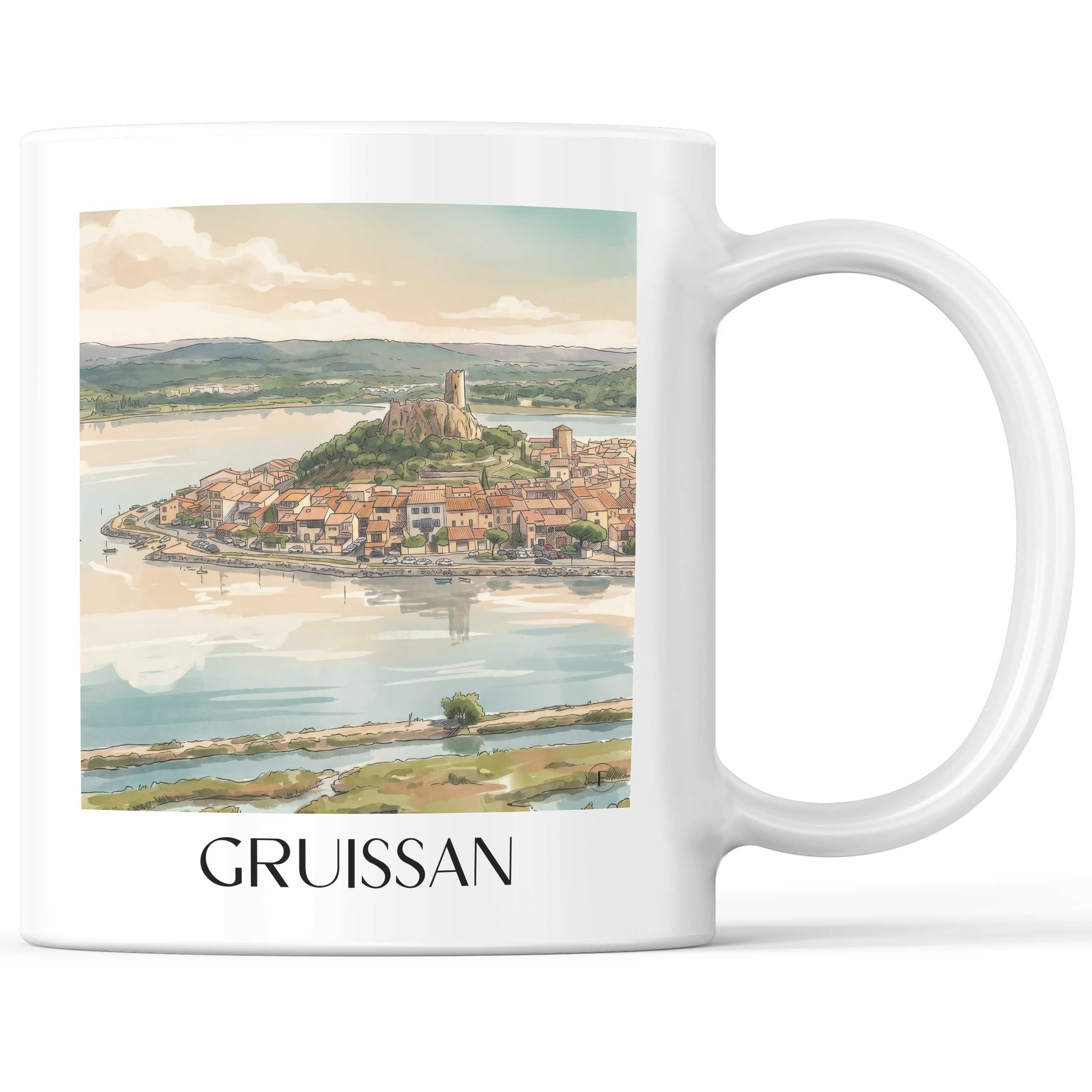 gruissan-littoral-frankreich-kaffeebecher-aquarell