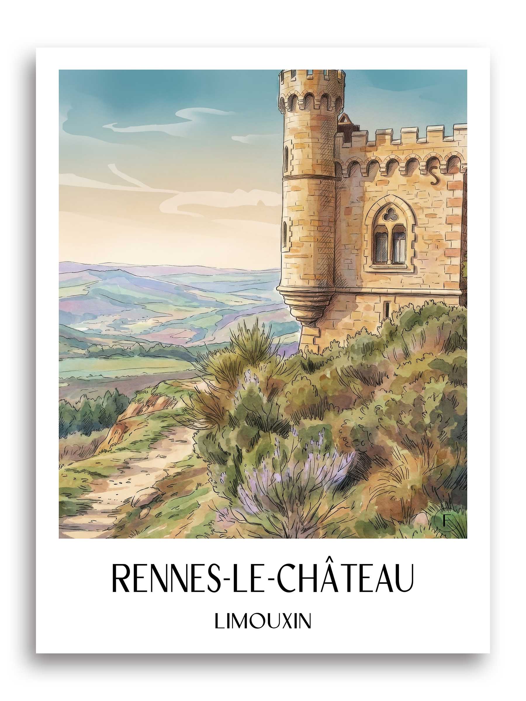 rennes-le-château-limouxin-frankreich-poster-aquarell