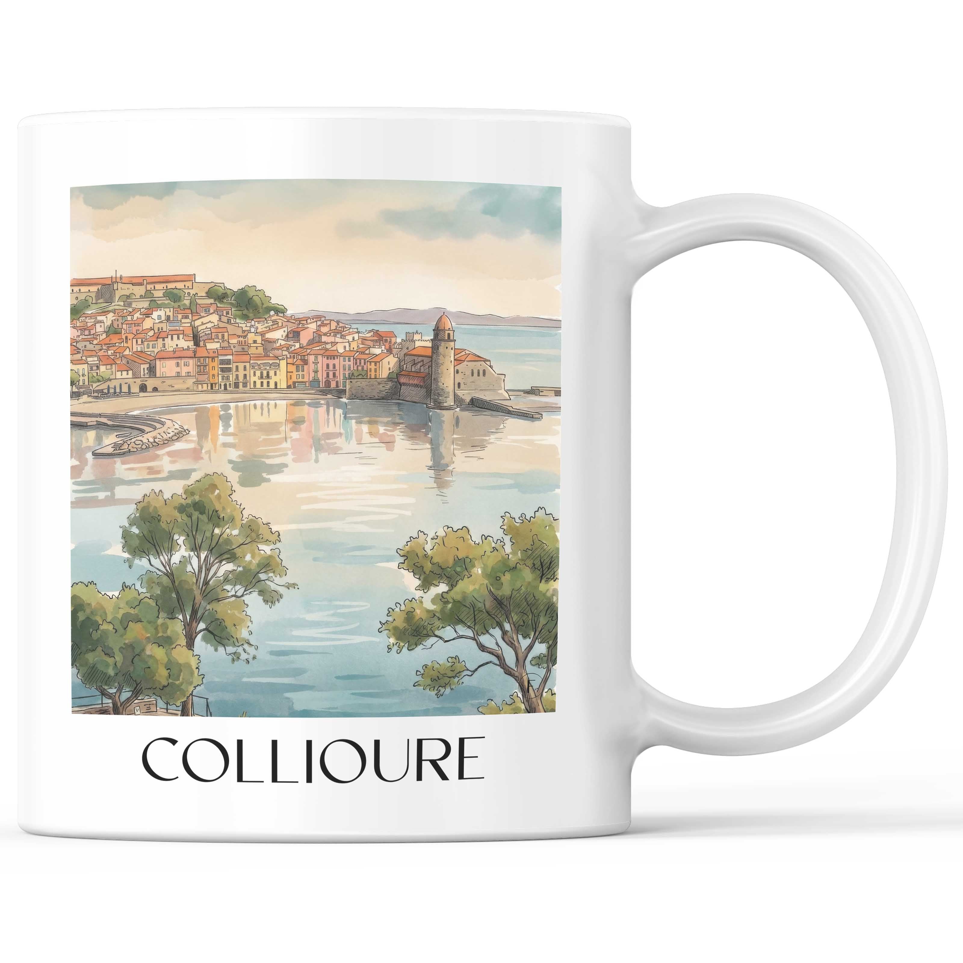 collioure--côte-vermeille-frankreich-kaffeebecher-aquarell