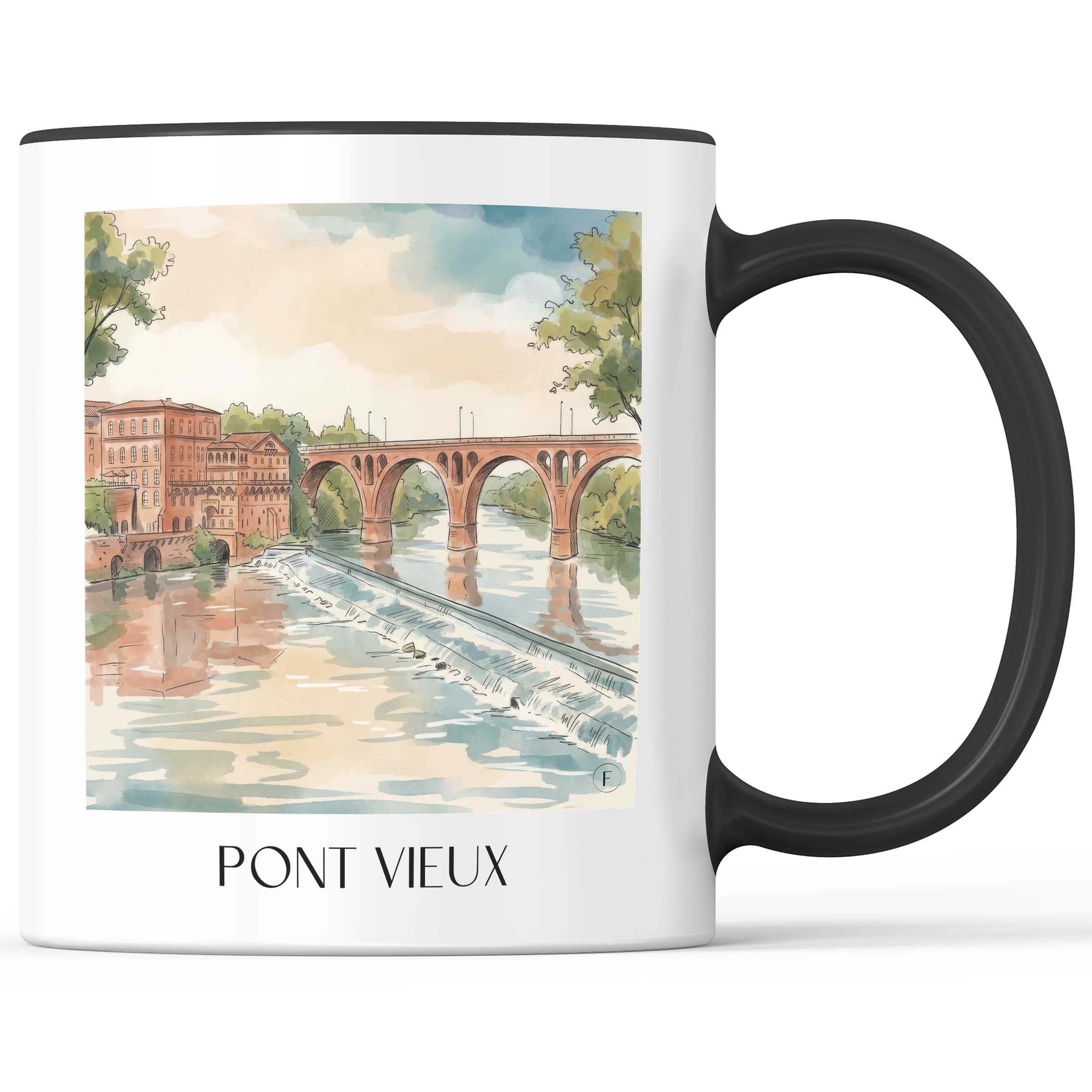 pont-vieux--albi-frankreich-kaffeebecher-aquarell