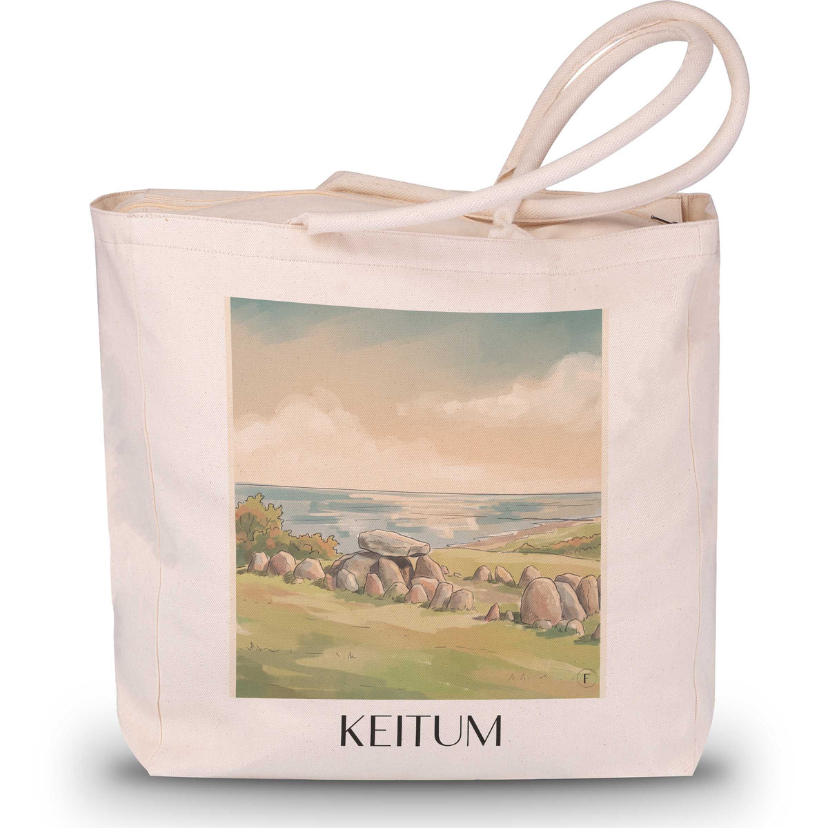 keitum-sylt-deutschland-einkaufstasche-aquarell