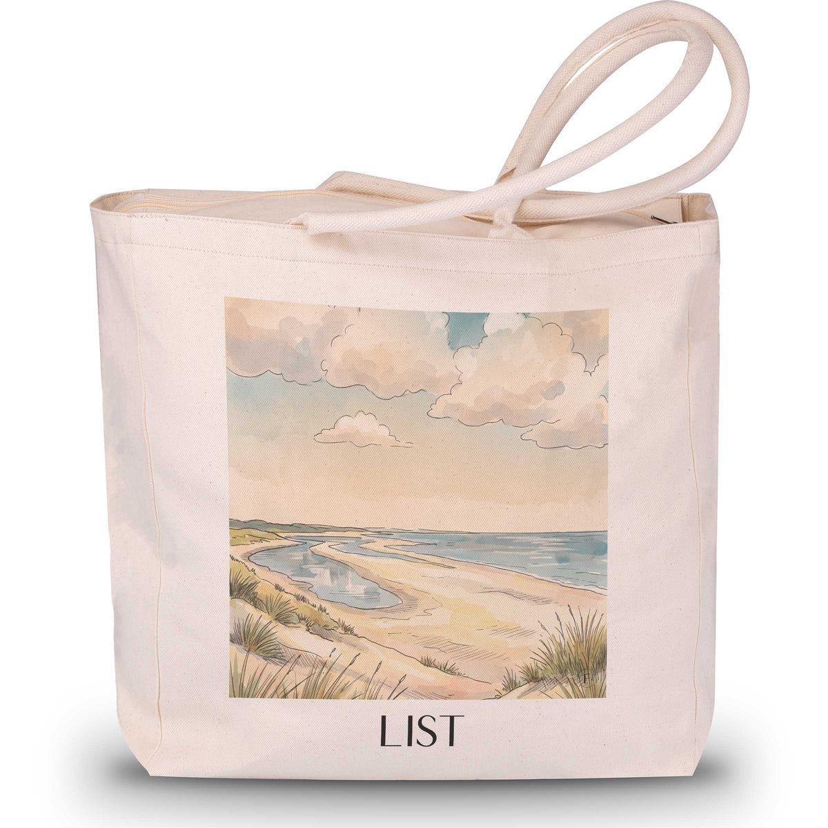 list-sylt-deutschland-einkaufstasche-aquarell