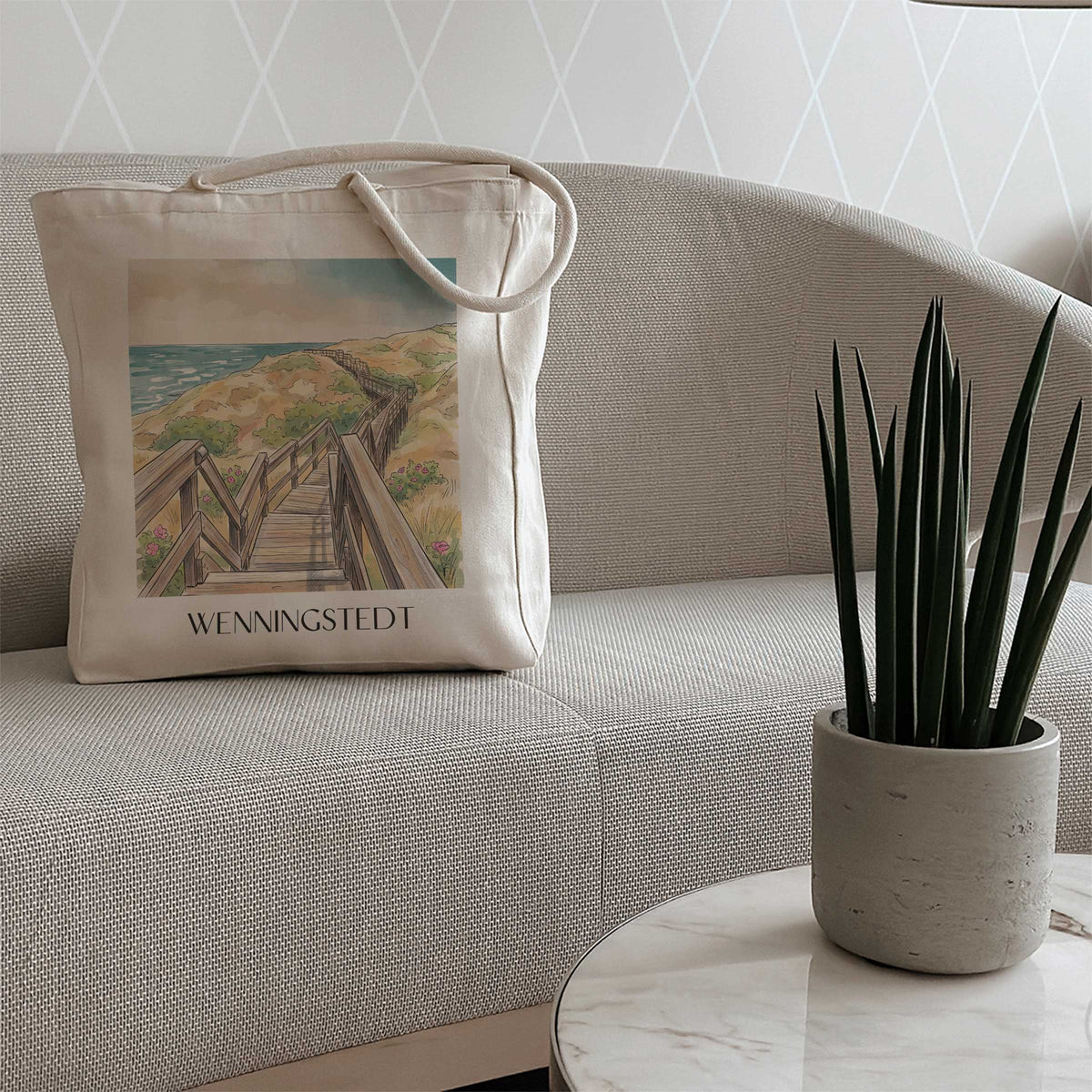 wenningstedt-sylt-deutschland-einkaufstasche-aquarell