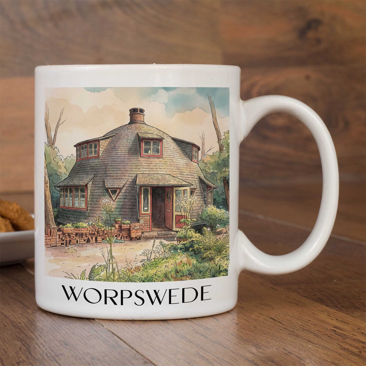 worpswede-teufelsmoor-deutschland-kaffeebecher-aquarell