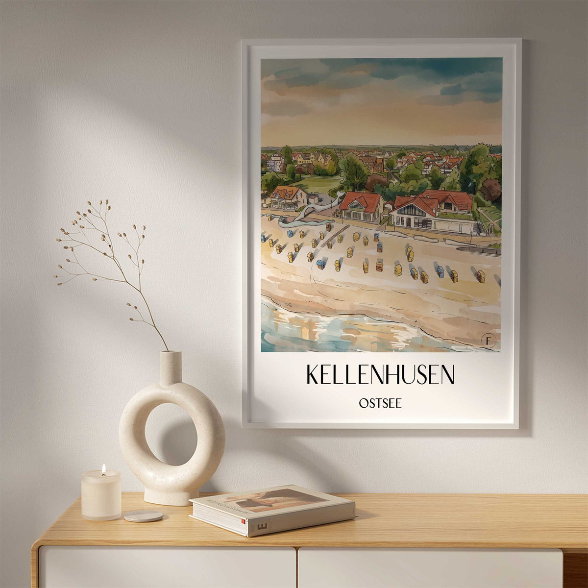 kellenhusen-ostsee-deutschland-poster-aquarell