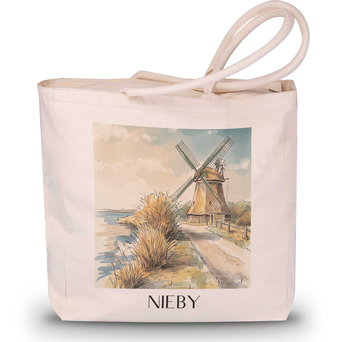 nieby-ostsee-deutschland-einkaufstasche-aquarell