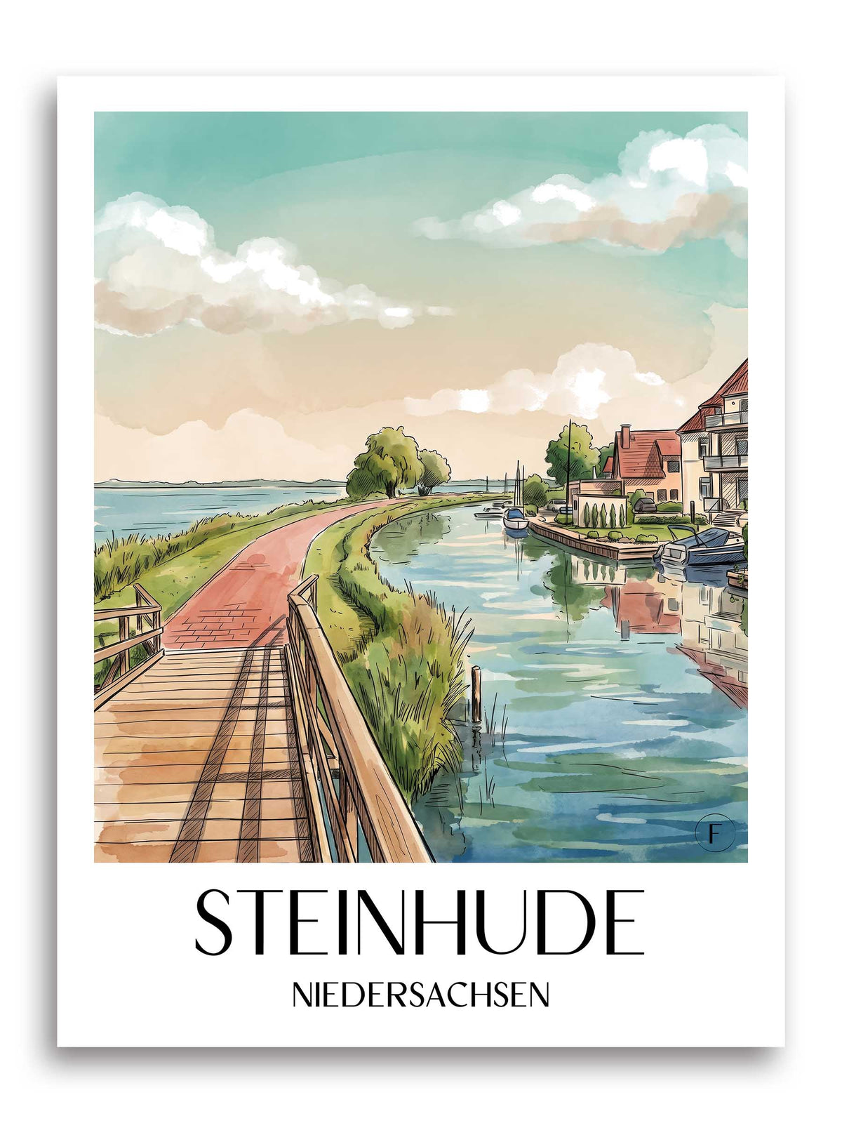 steinhude-niedersachsen-deutschland-poster-aquarell