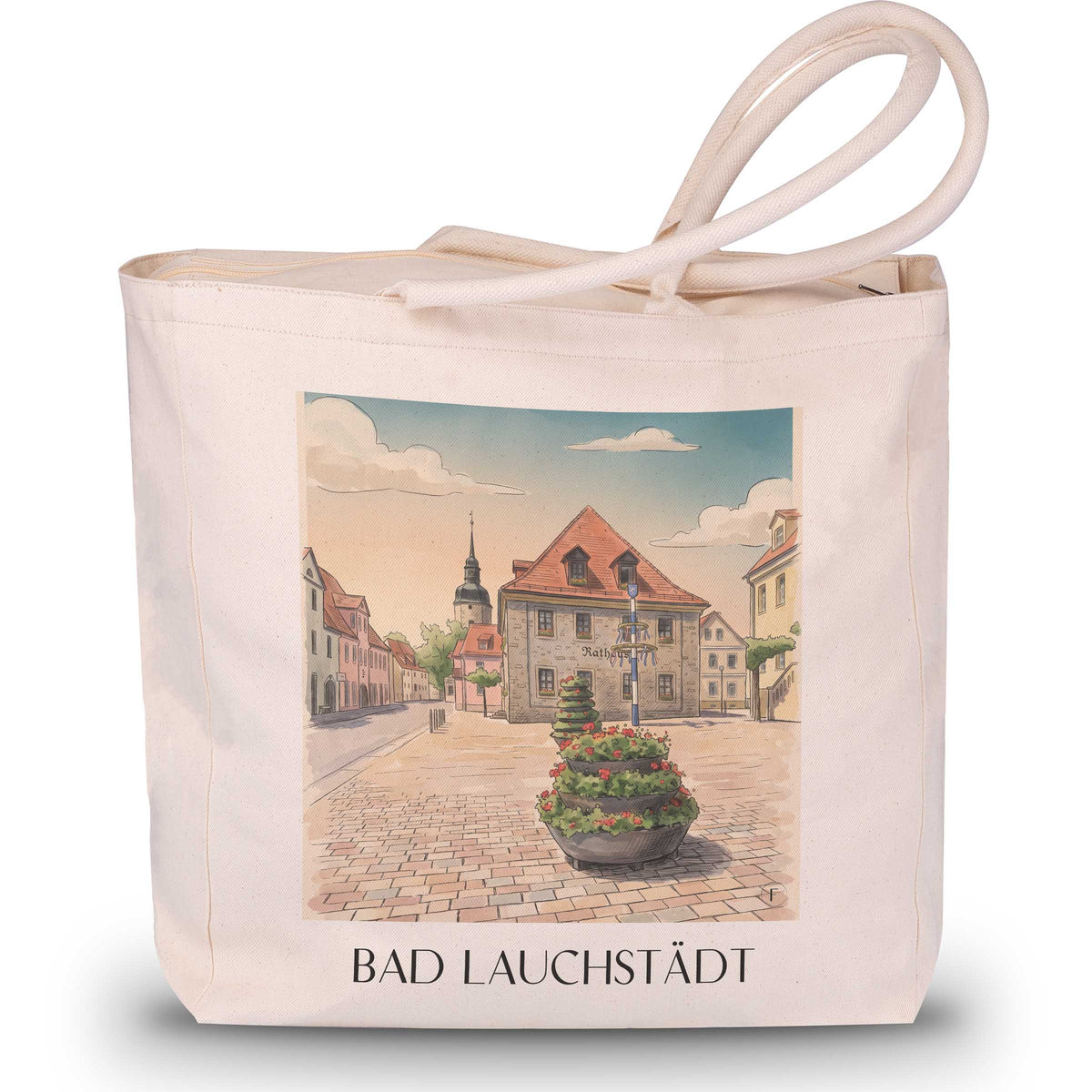 bad-lauchstädt-saale-unstrut-deutschland-einkaufstasche-aquarell