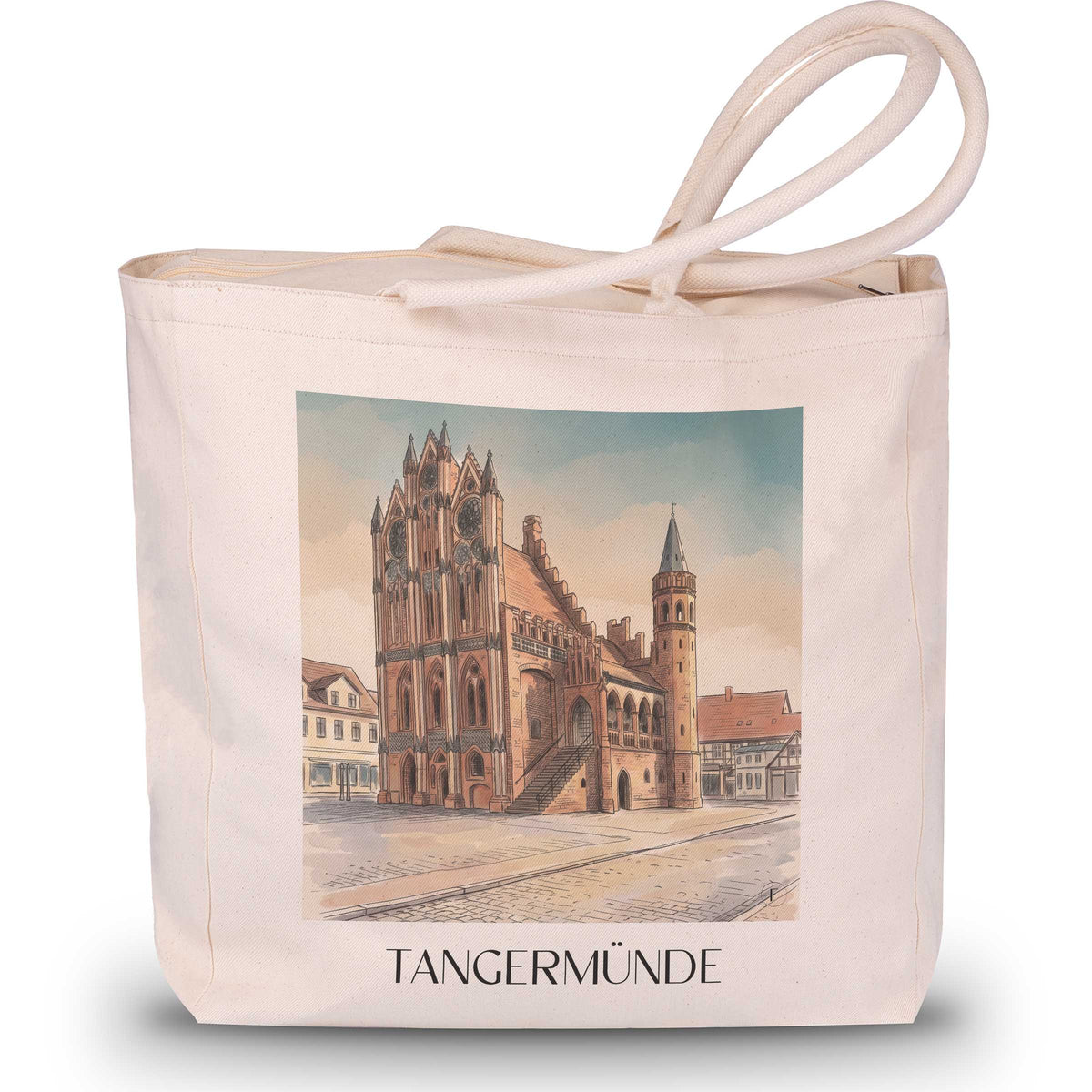 tangermünde-altmark-deutschland-einkaufstasche-aquarell