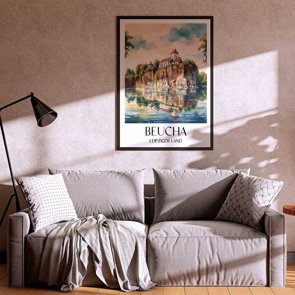 beucha-leipziger-land-deutschland-poster-aquarell