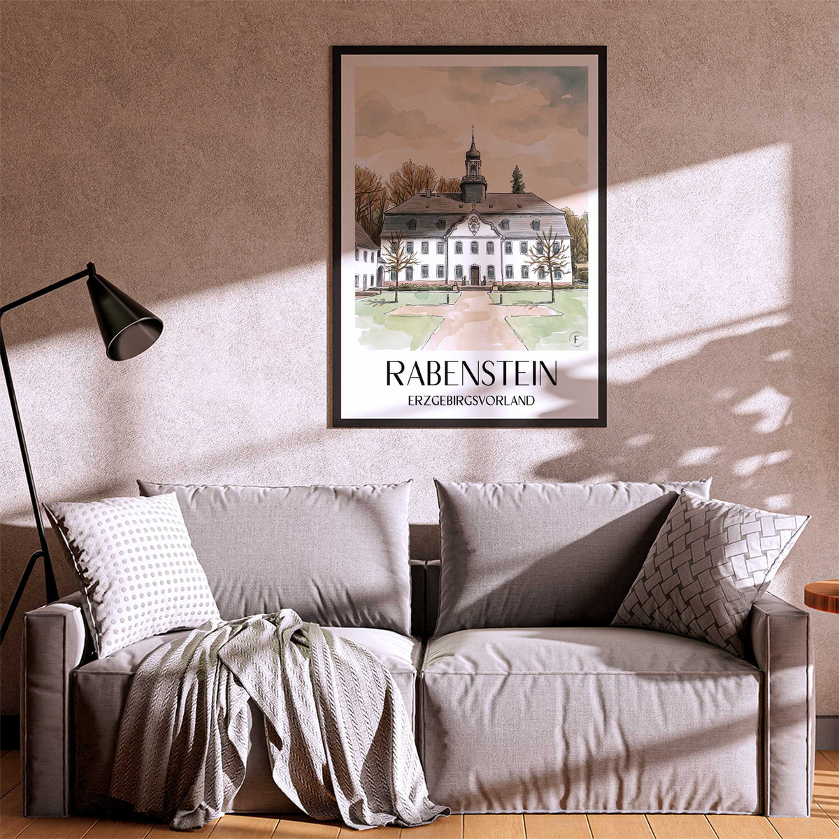 rabenstein-erzgebirgsvorland-deutschland-poster-aquarell