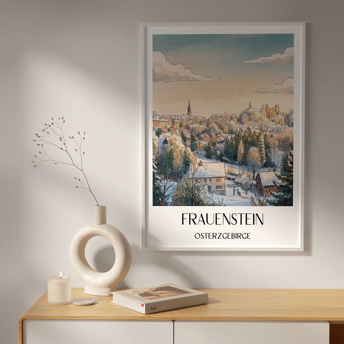 frauenstein-osterzgebirge-deutschland-poster-aquarell