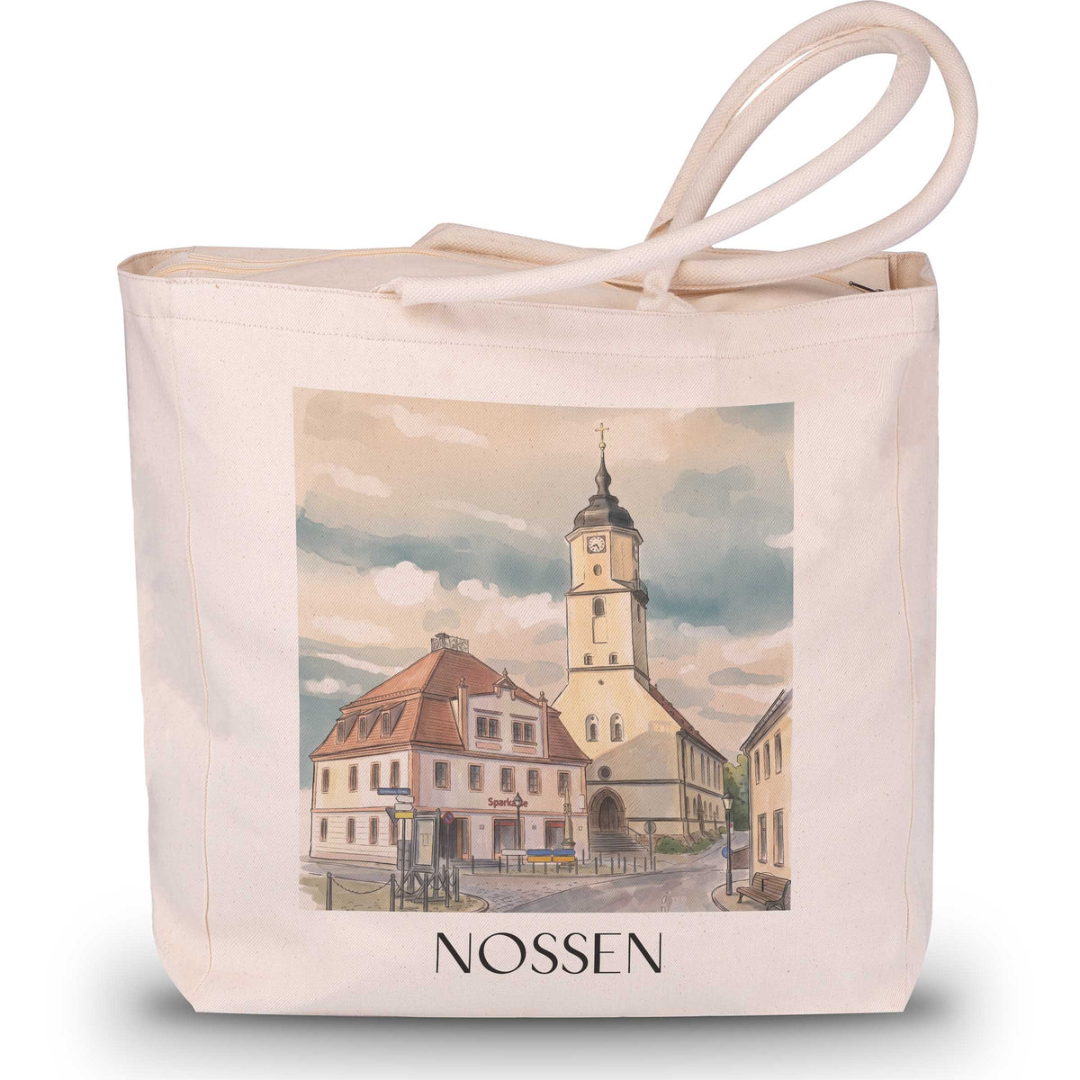 nossen-sachsen-deutschland-einkaufstasche-aquarell
