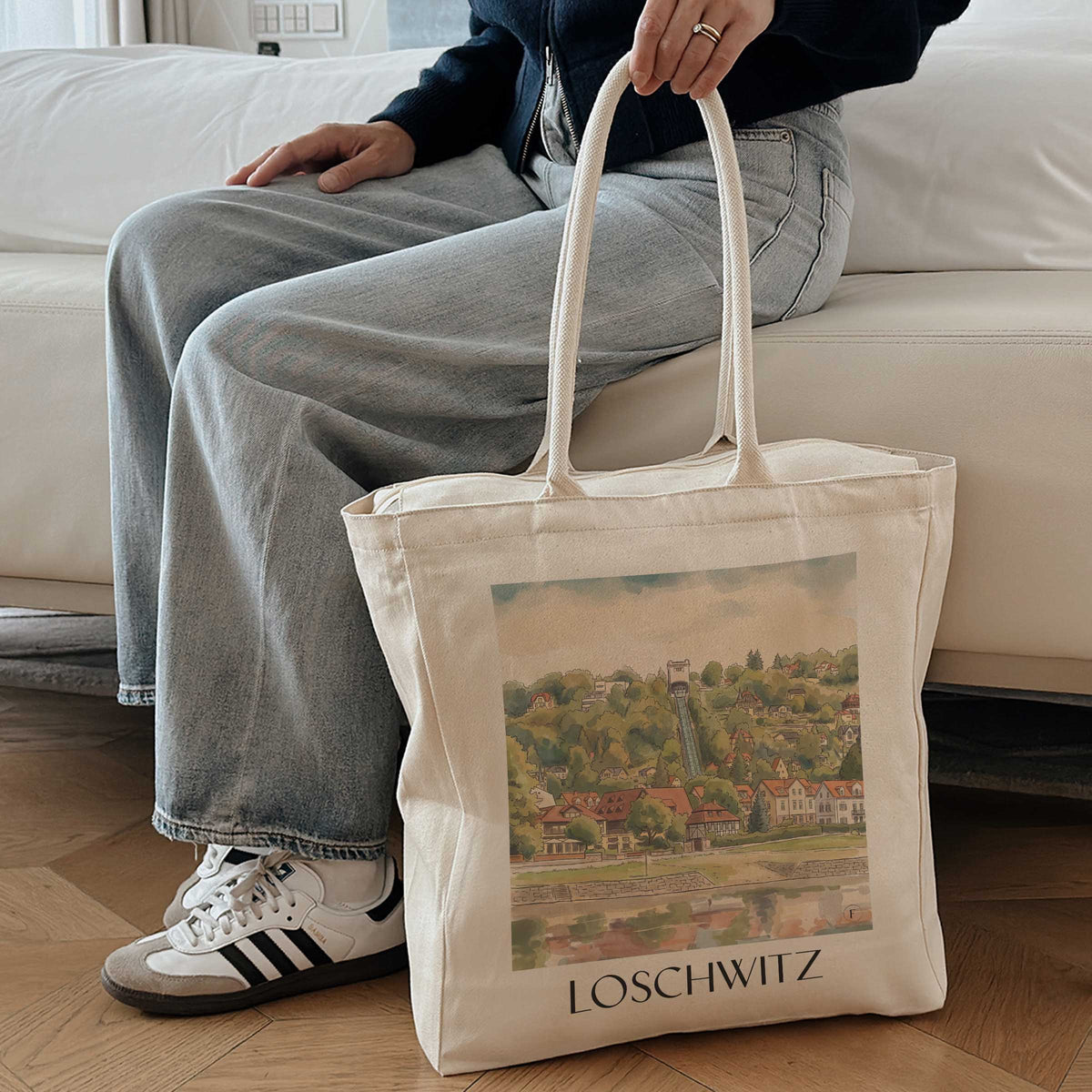 loschwitz-dresden-deutschland-einkaufstasche-aquarell