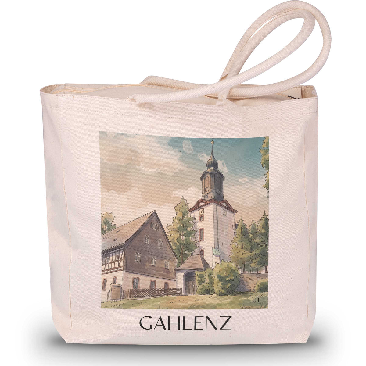 gahlenz-erzgebirge-deutschland-einkaufstasche-aquarell