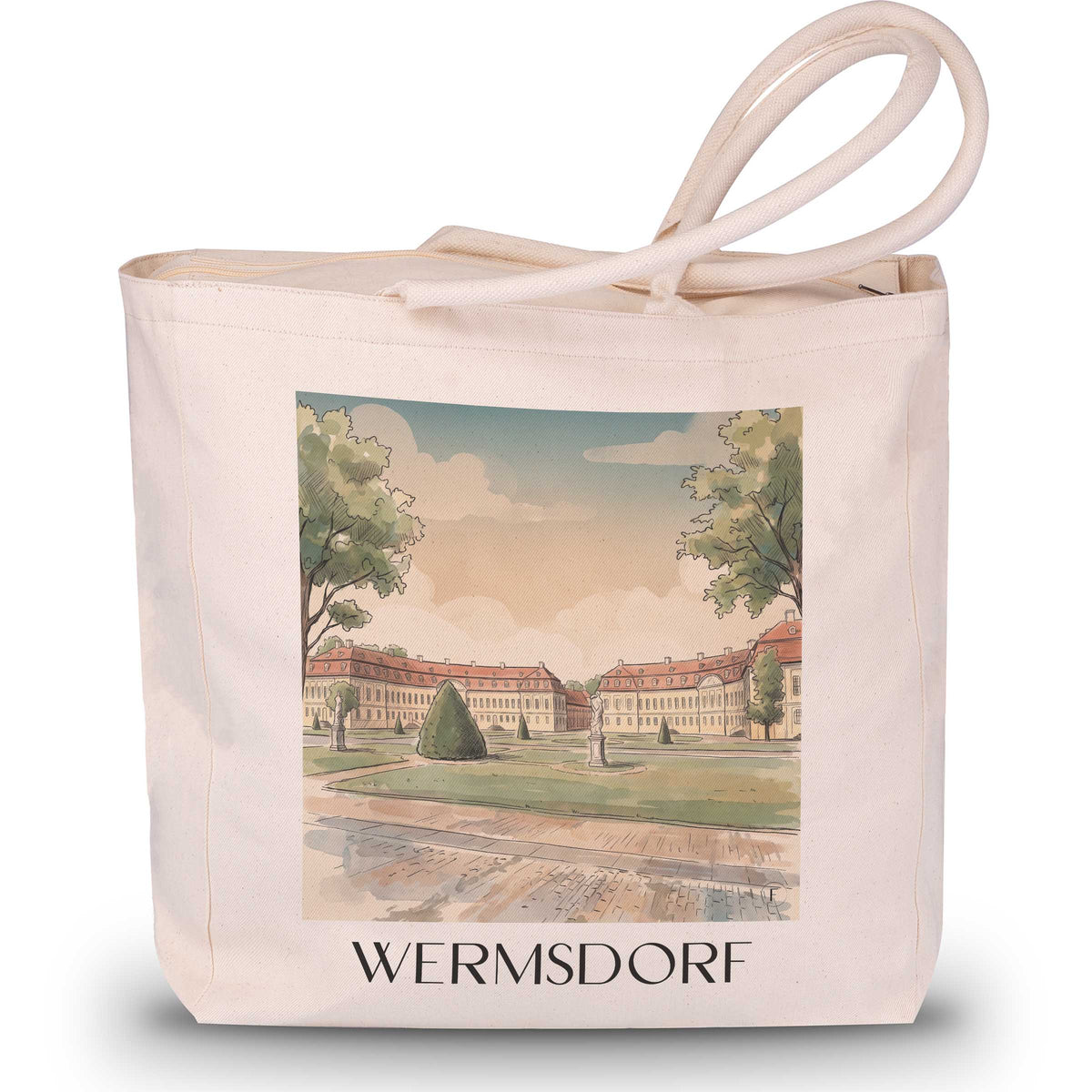 wermsdorf-sachsen-deutschland-einkaufstasche-aquarell