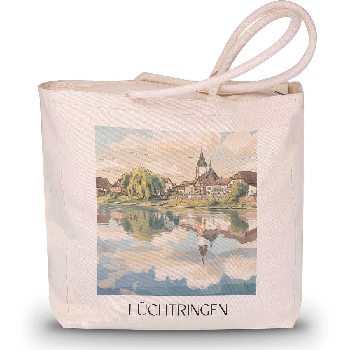 lüchtringen-weserbergland-deutschland-einkaufstasche-aquarell