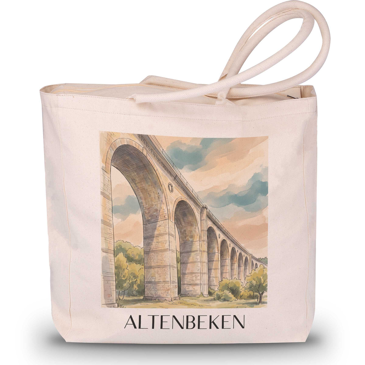 altenbeken-eggegebirge-deutschland-einkaufstasche-aquarell