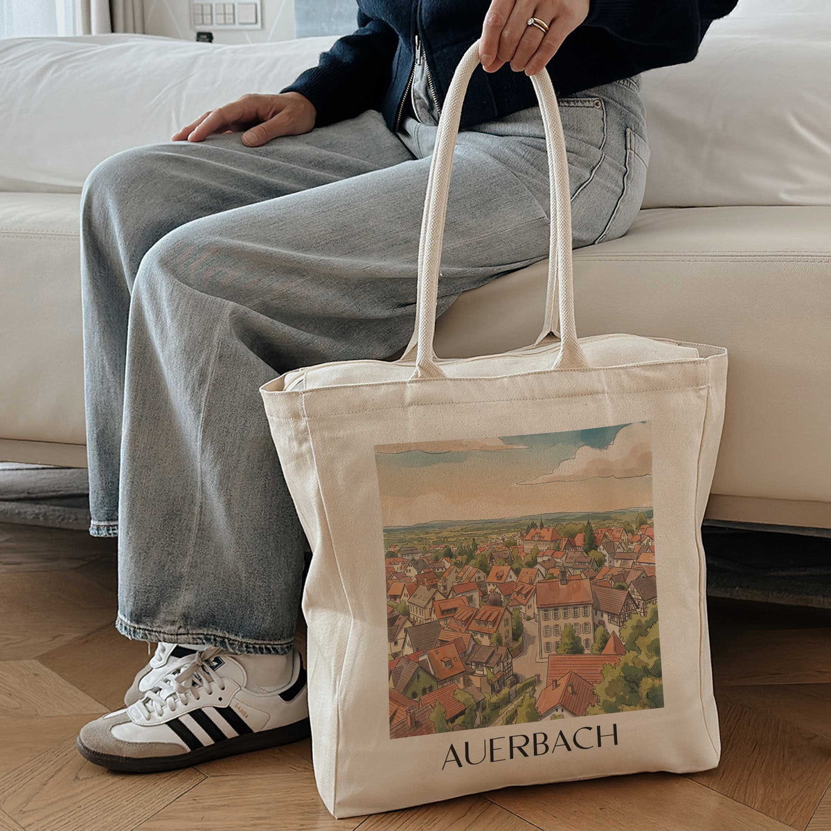 auerbach-bergstraße-deutschland-einkaufstasche-aquarell