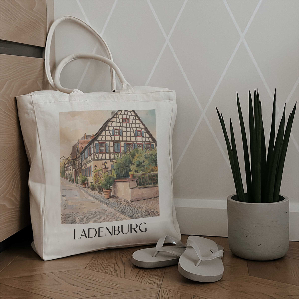 ladenburg-kurpfalz-deutschland-einkaufstasche-aquarell