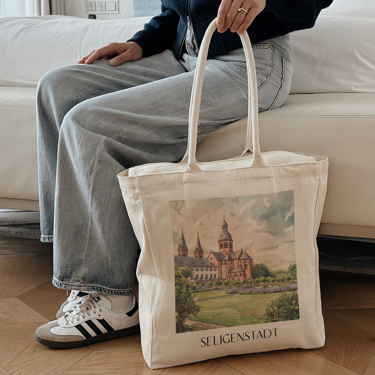 seligenstadt-untermain-deutschland-einkaufstasche-aquarell