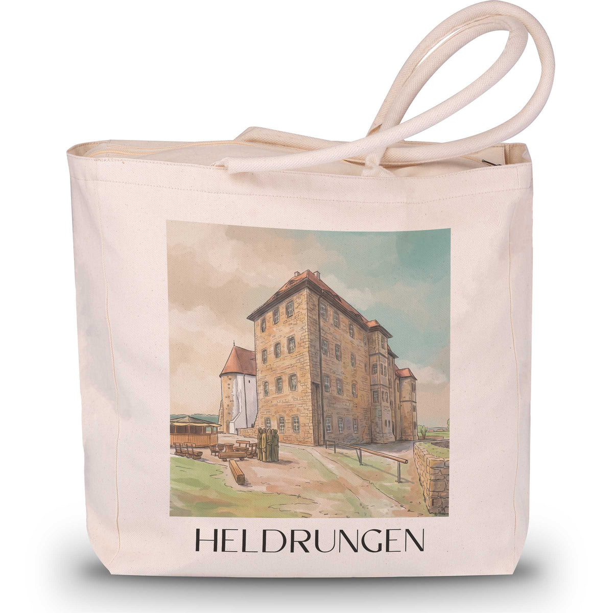 heldrungen-thüringen-deutschland-einkaufstasche-aquarell
