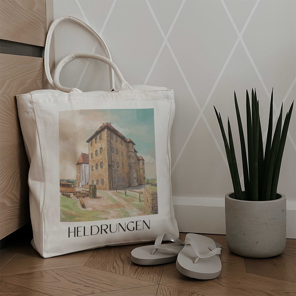 heldrungen-thüringen-deutschland-einkaufstasche-aquarell