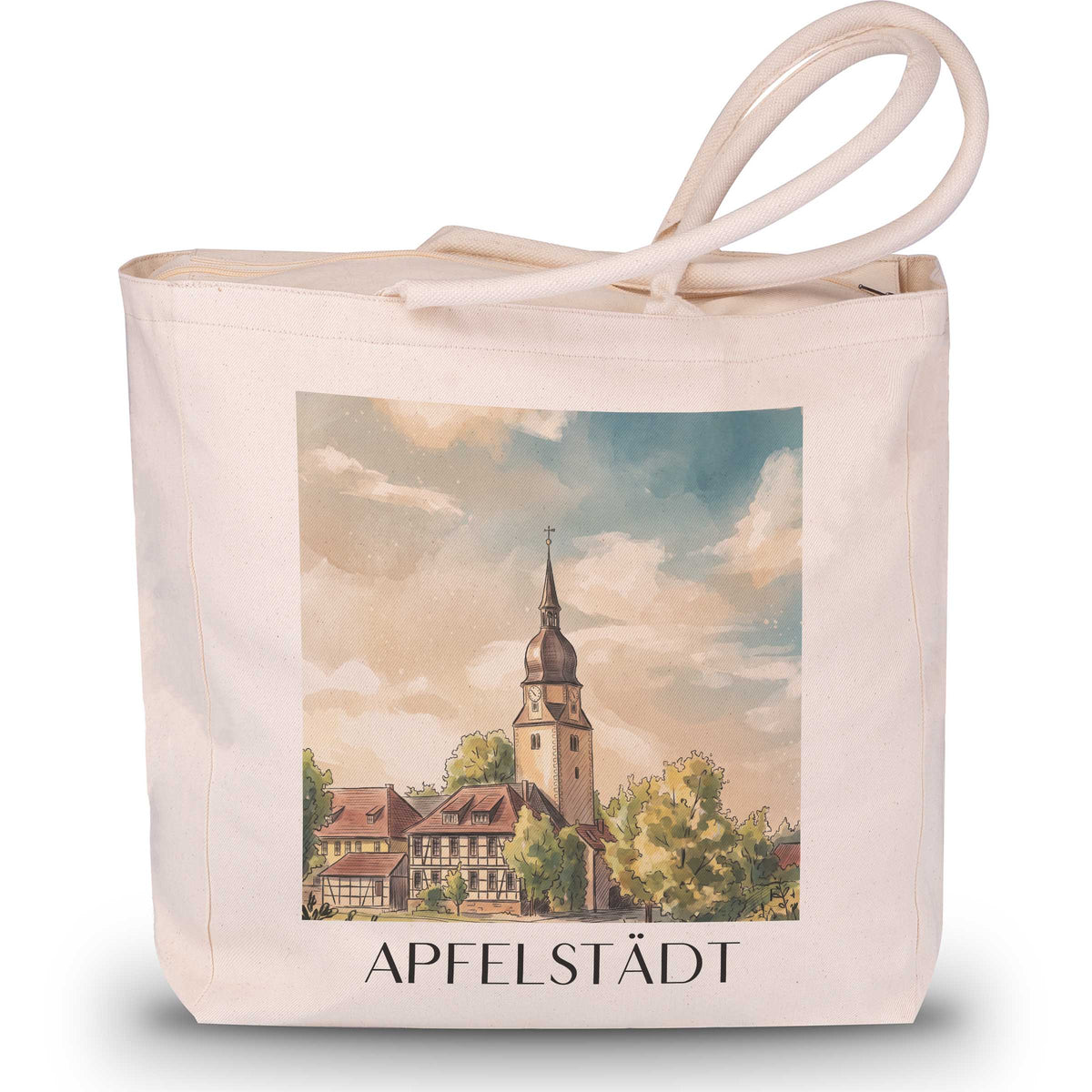 apfelstädt-thüringen-deutschland-einkaufstasche-aquarell