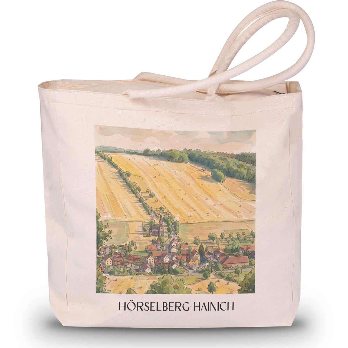 hörselberg-hainich-thüringer-wald-deutschland-einkaufstasche-aquarell