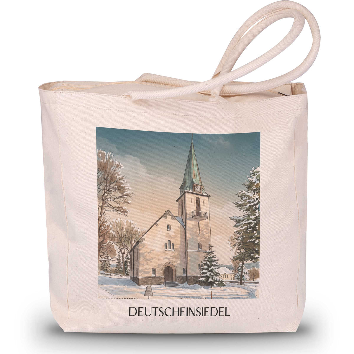 deutscheinsiedel-erzgebirge-deutschland-einkaufstasche-aquarell