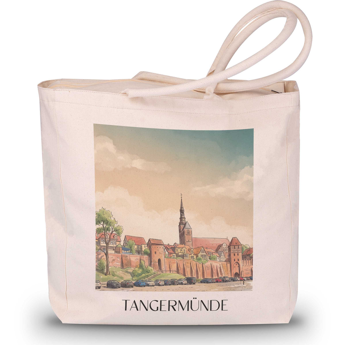 tangermünde-altmark-deutschland-einkaufstasche-aquarell