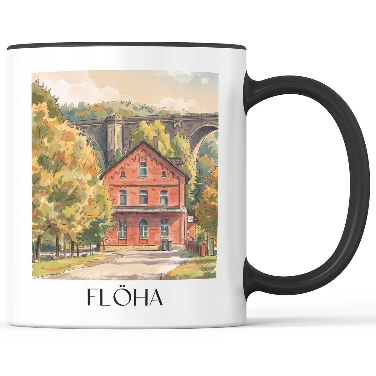 flöha-erzgebirgsvorland-deutschland-kaffeebecher-aquarell