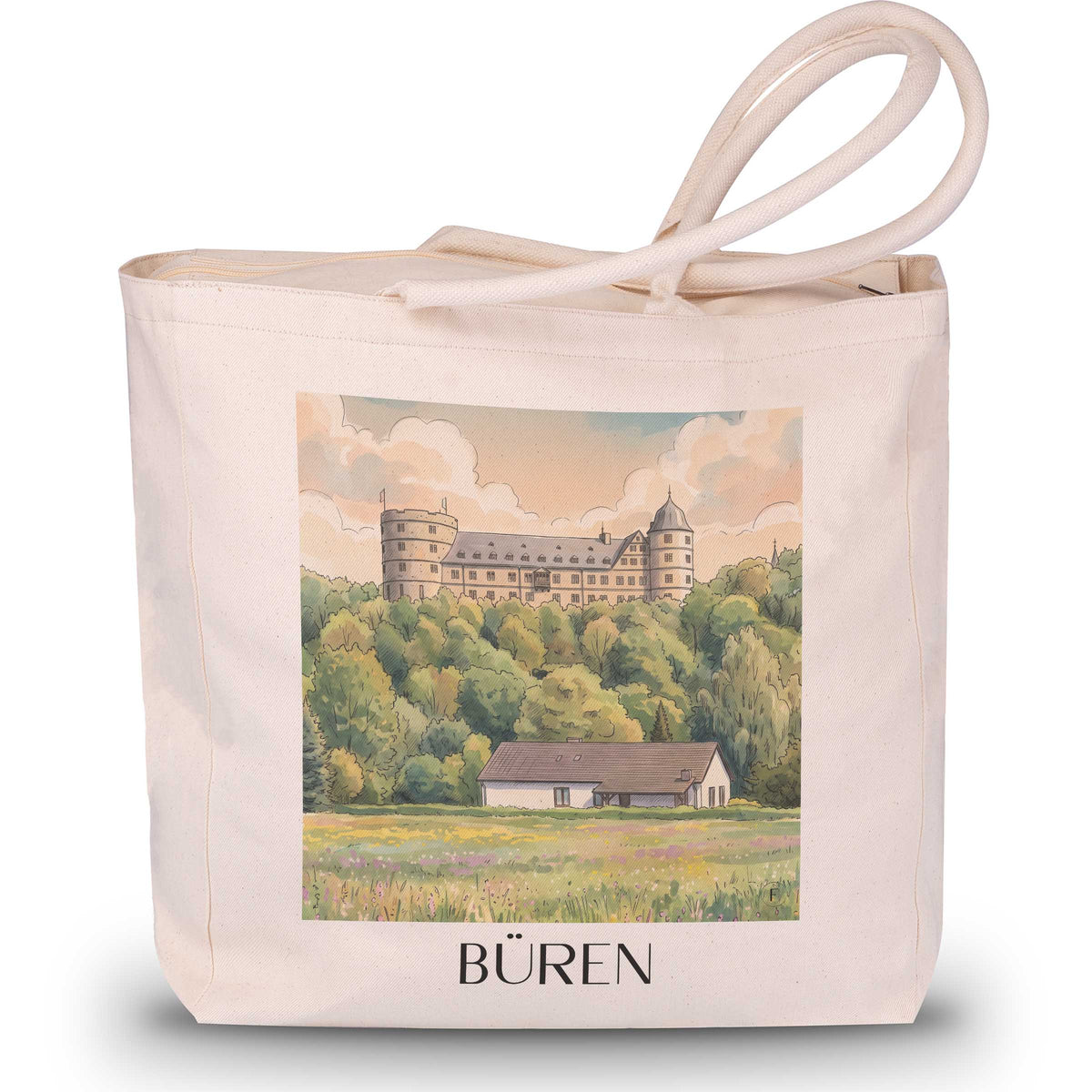 büren-paderborner-land-deutschland-einkaufstasche-aquarell