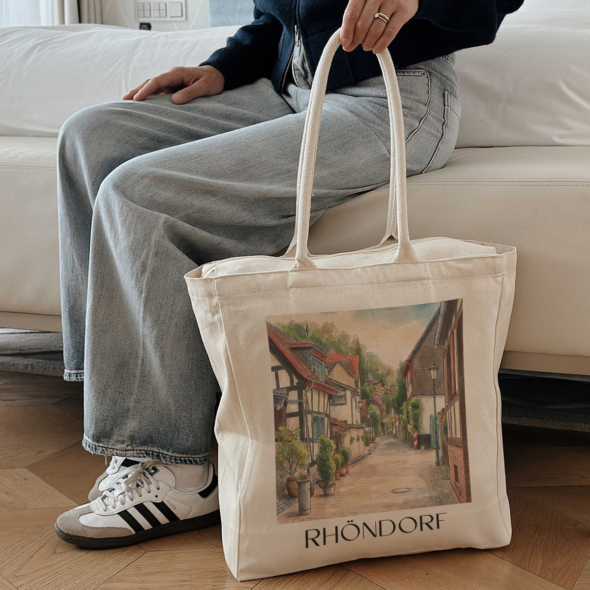 rhöndorf-mittelrhein-deutschland-einkaufstasche-aquarell