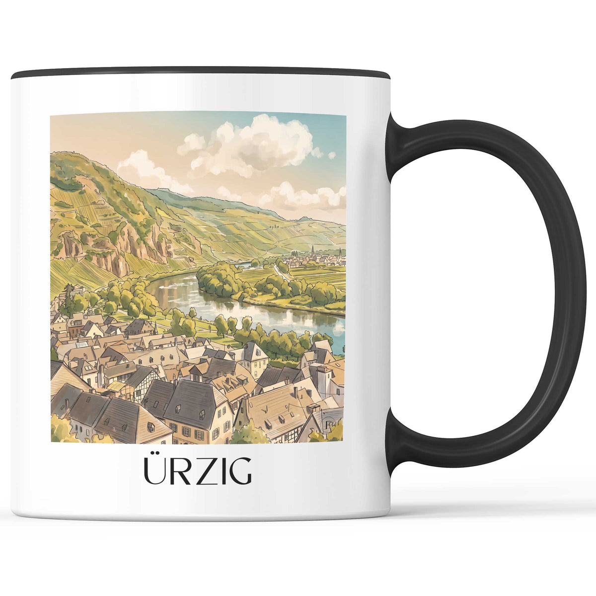 ürzig-moseltal-deutschland-kaffeebecher-aquarell
