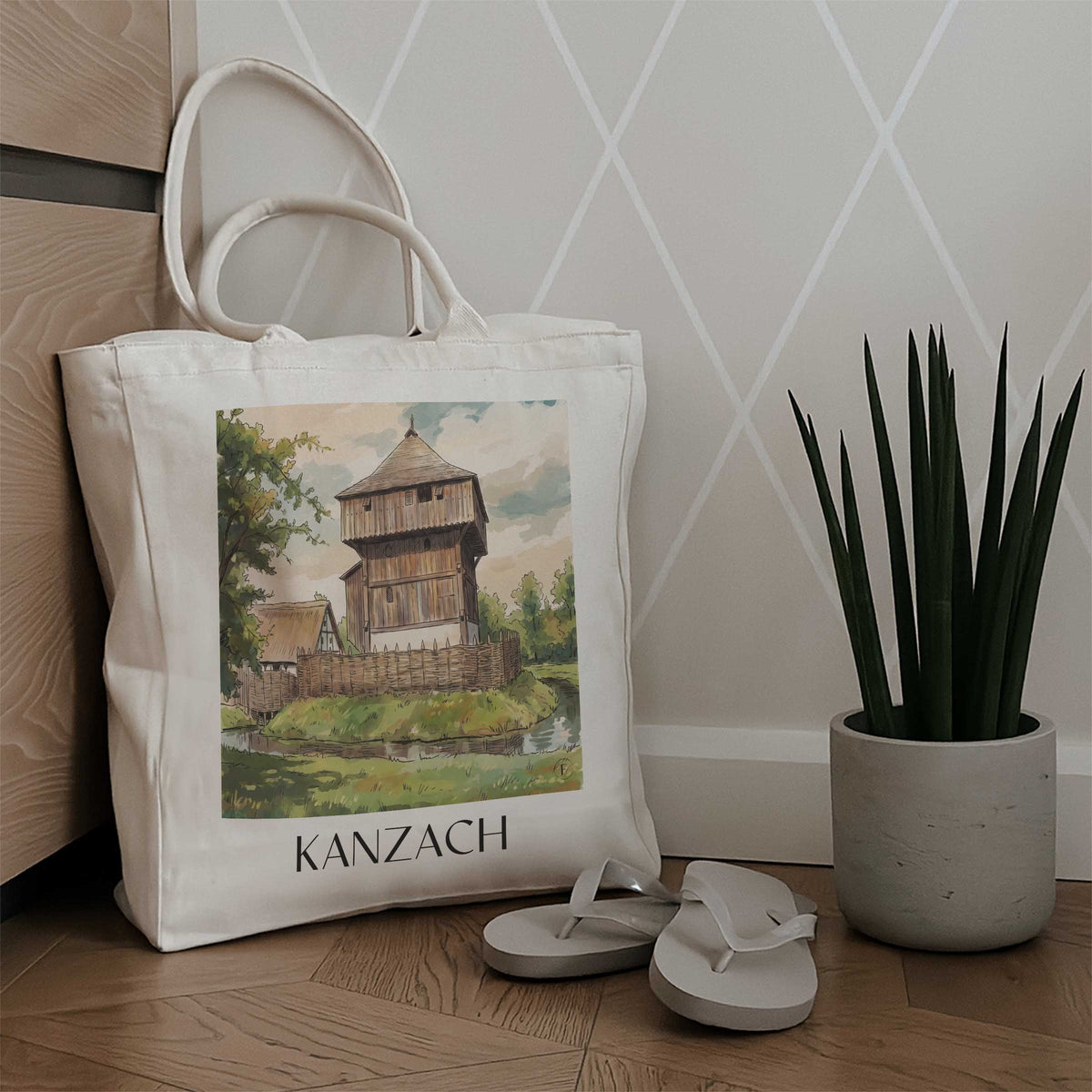kanzach-oberschwaben-deutschland-einkaufstasche-aquarell