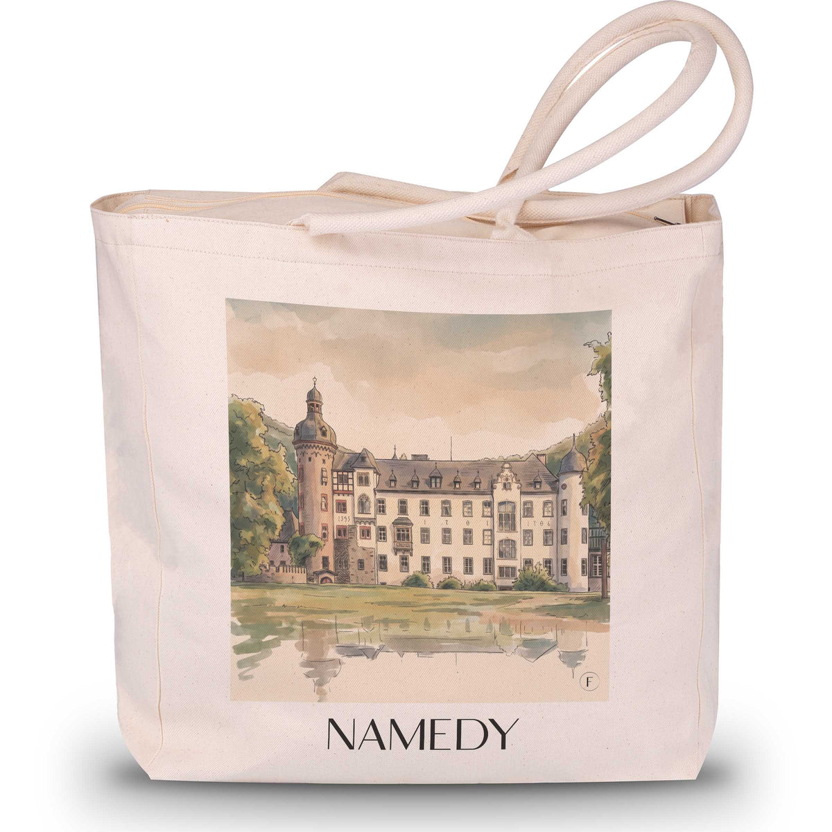 namedy-mittelrhein-deutschland-einkaufstasche-aquarell