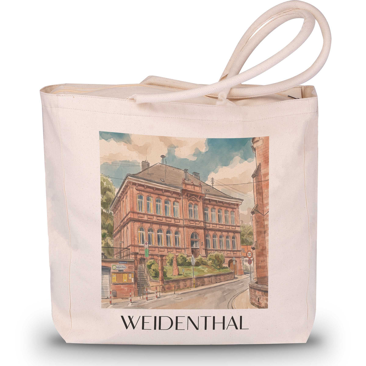 weidenthal-pfälzerwald-deutschland-einkaufstasche-aquarell