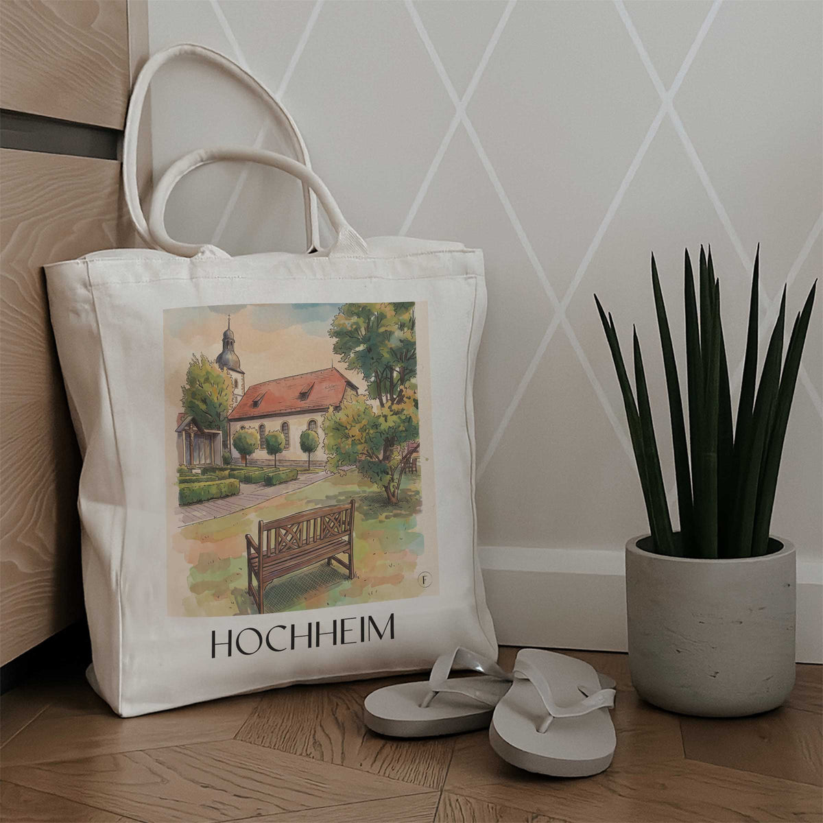 hochheim-erfurt-deutschland-einkaufstasche-aquarell
