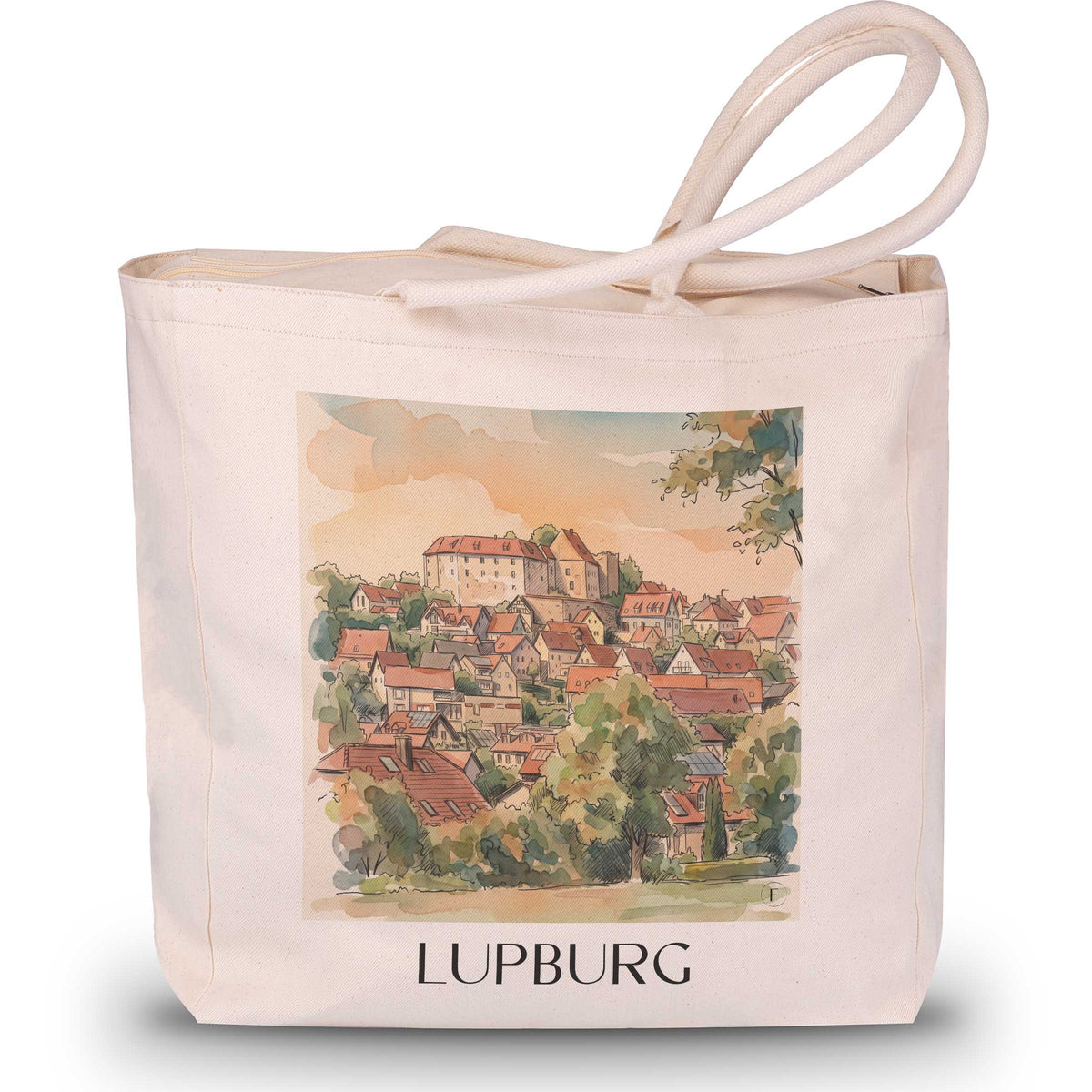 lupburg-bayern-deutschland-einkaufstasche-aquarell